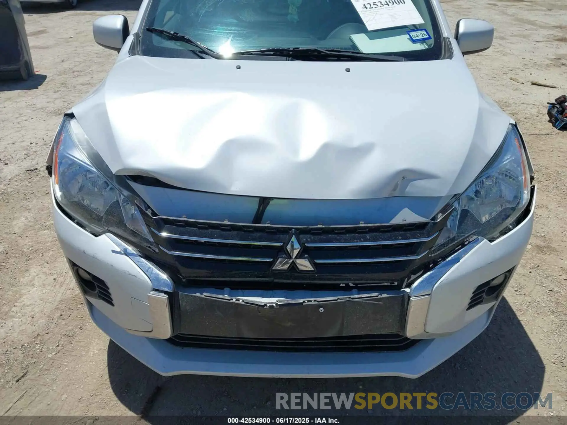 6 Photograph of a damaged car ML32FUFJ3PHF03389 MITSUBISHI MIRAGE G4 2023
