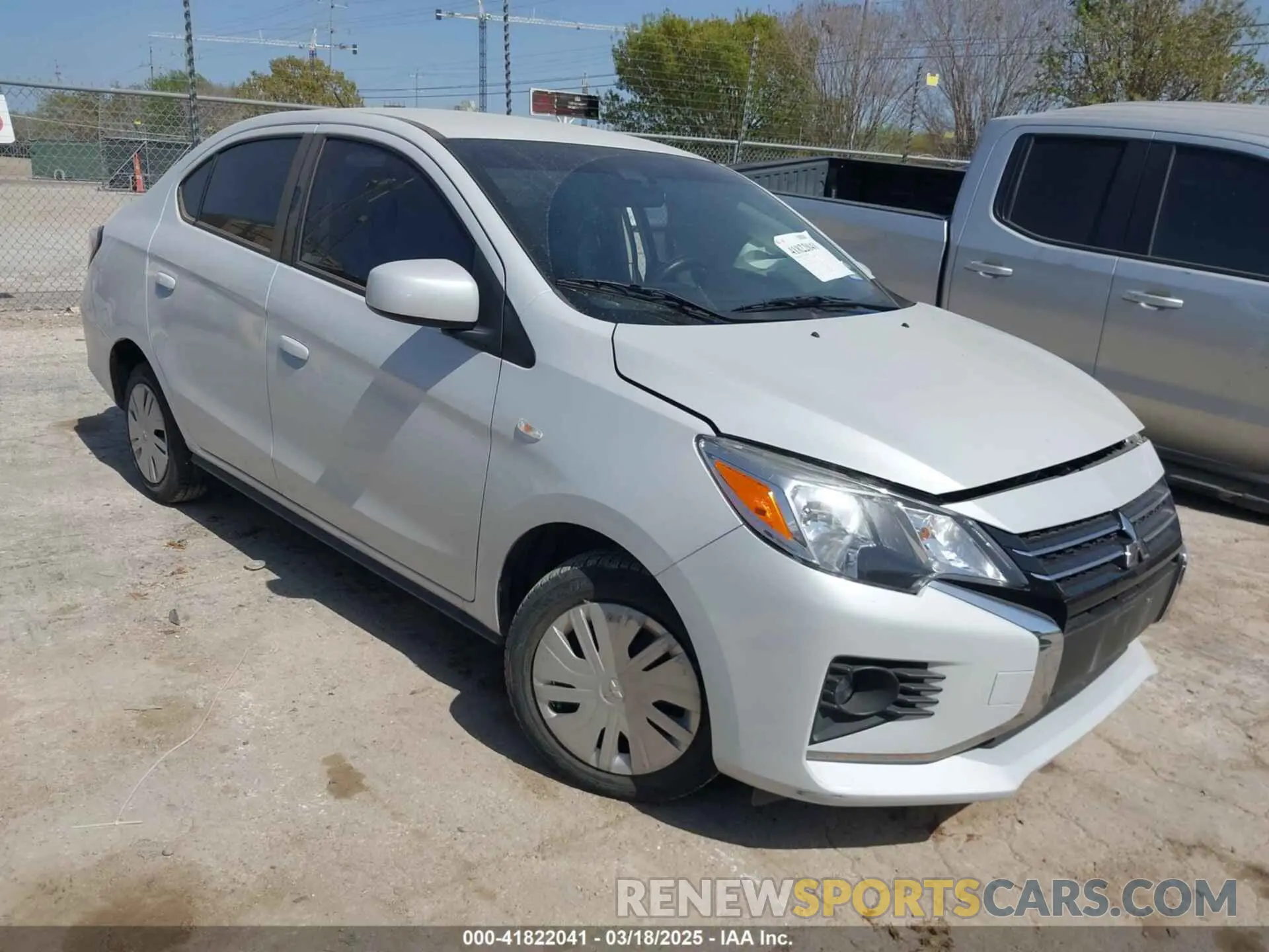 1 Photograph of a damaged car ML32FUFJ5PHF03944 MITSUBISHI MIRAGE G4 2023