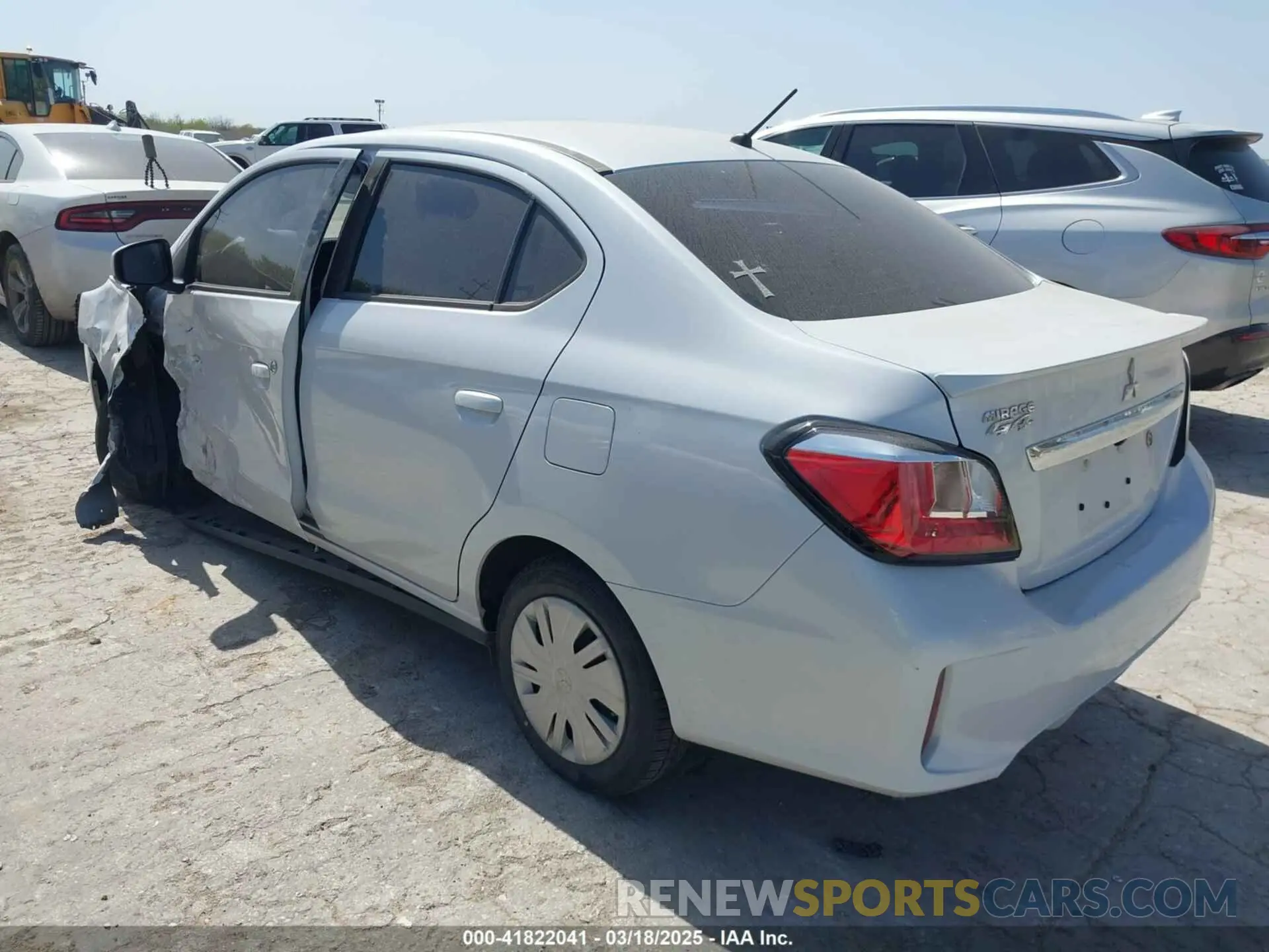 3 Photograph of a damaged car ML32FUFJ5PHF03944 MITSUBISHI MIRAGE G4 2023