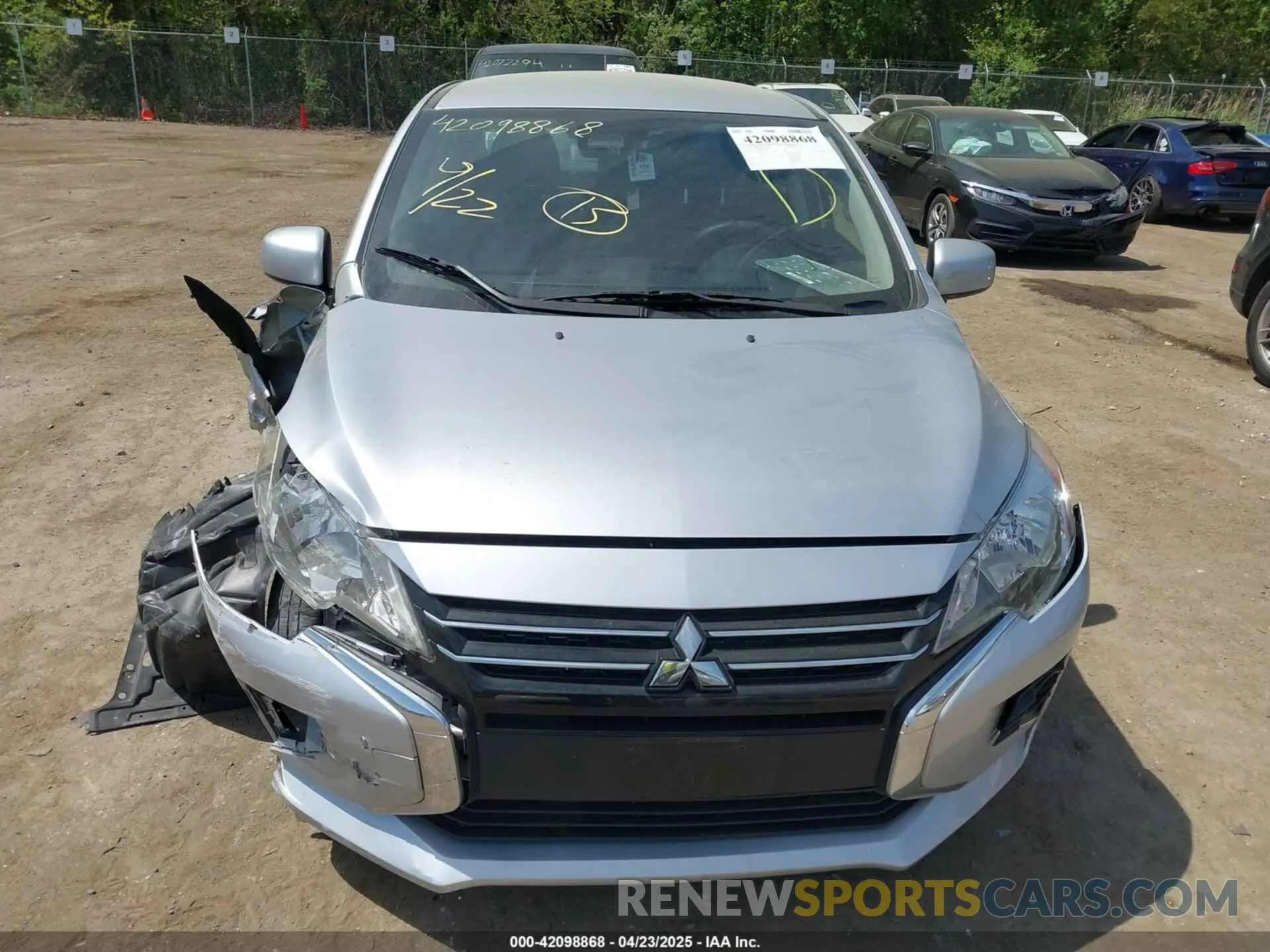 12 Photograph of a damaged car ML32FUFJ5PHF04057 MITSUBISHI MIRAGE G4 2023