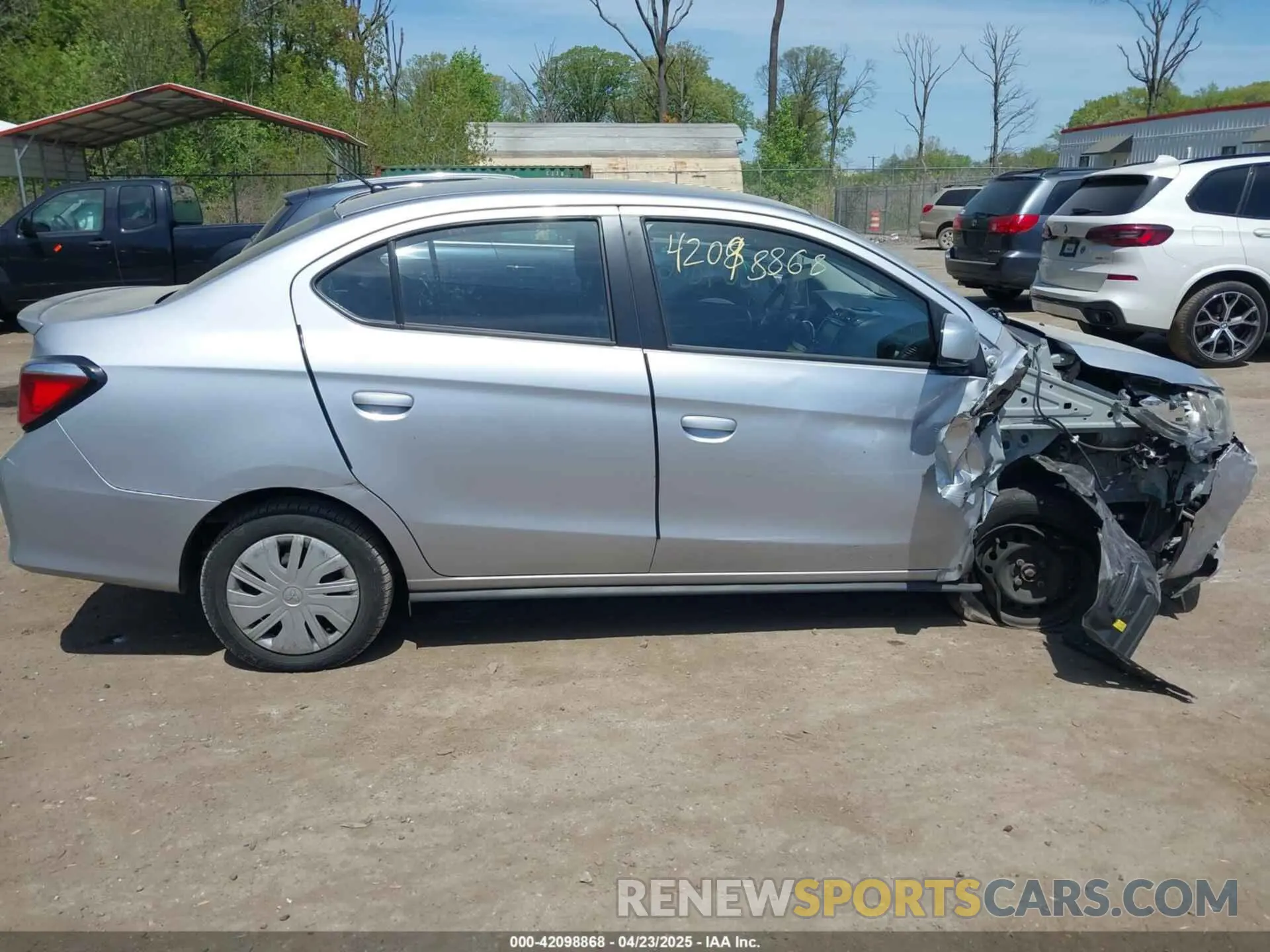 13 Photograph of a damaged car ML32FUFJ5PHF04057 MITSUBISHI MIRAGE G4 2023