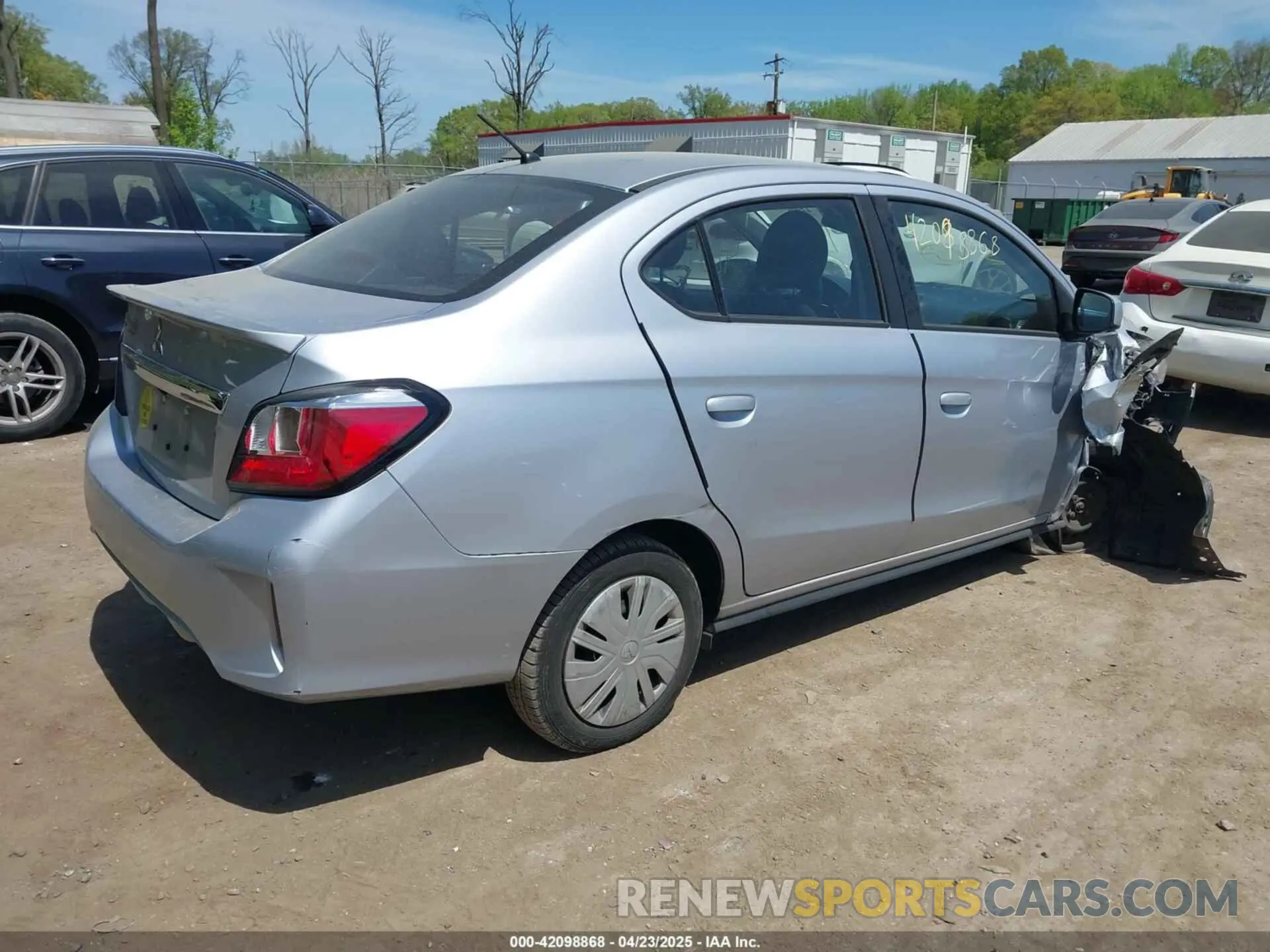 4 Photograph of a damaged car ML32FUFJ5PHF04057 MITSUBISHI MIRAGE G4 2023