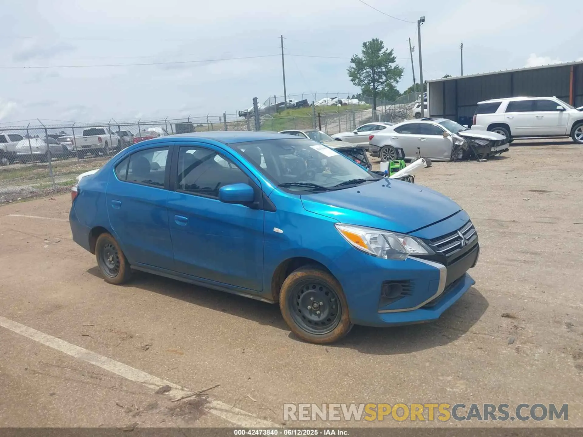 1 Photograph of a damaged car ML32FUFJ6PHF06030 MITSUBISHI MIRAGE G4 2023