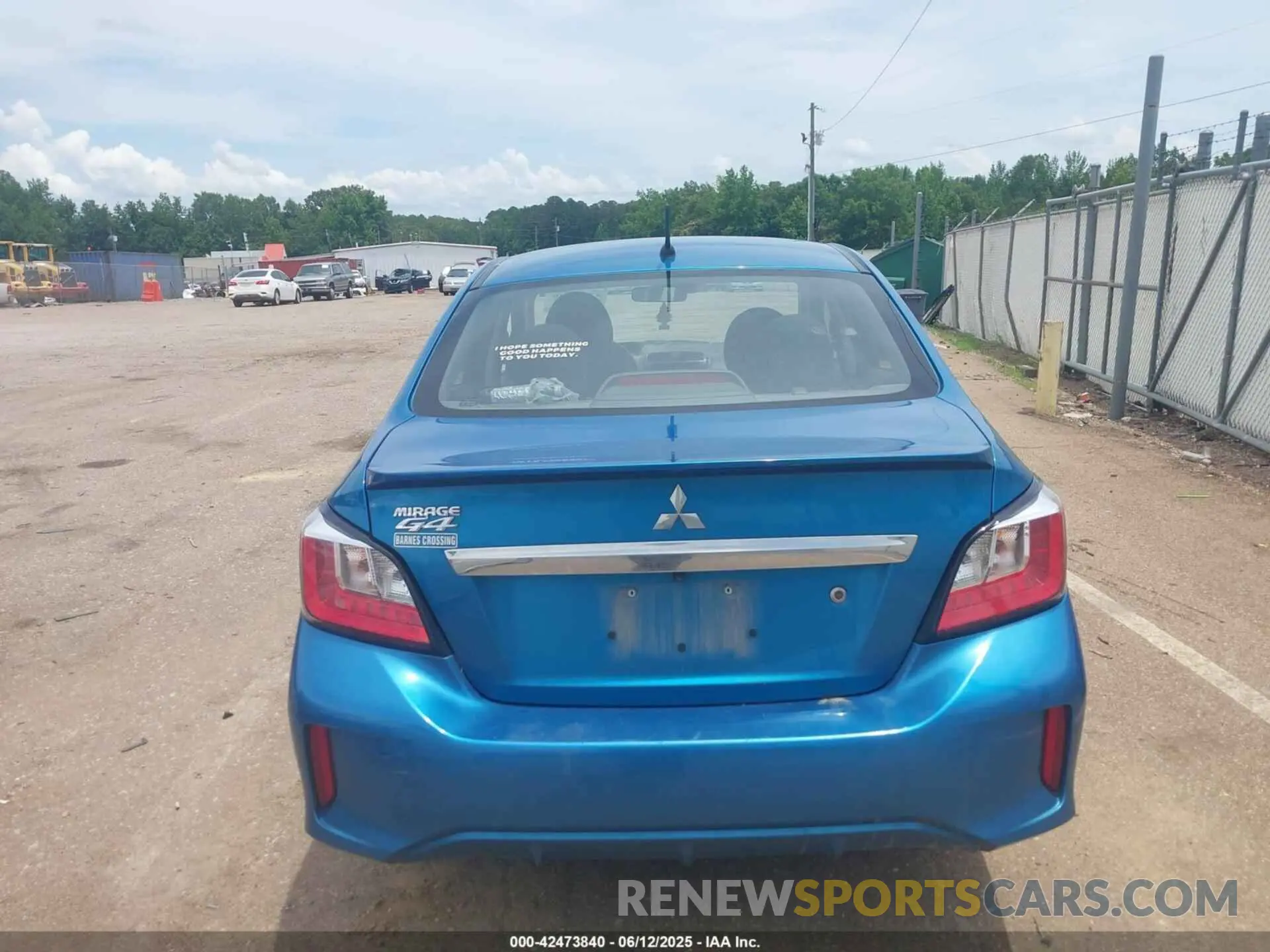 16 Photograph of a damaged car ML32FUFJ6PHF06030 MITSUBISHI MIRAGE G4 2023