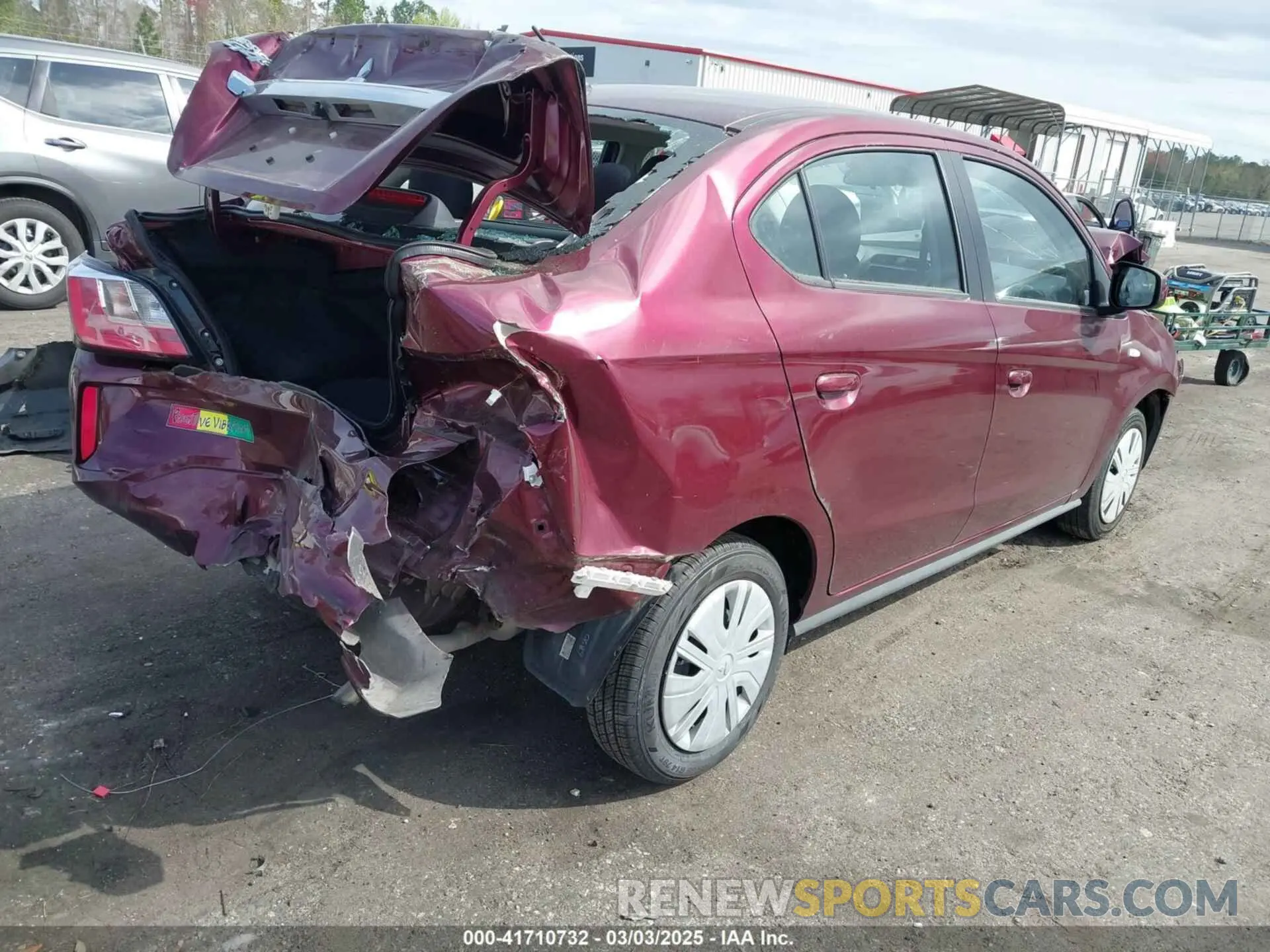 4 Photograph of a damaged car ML32FUFJ8PHF02013 MITSUBISHI MIRAGE G4 2023