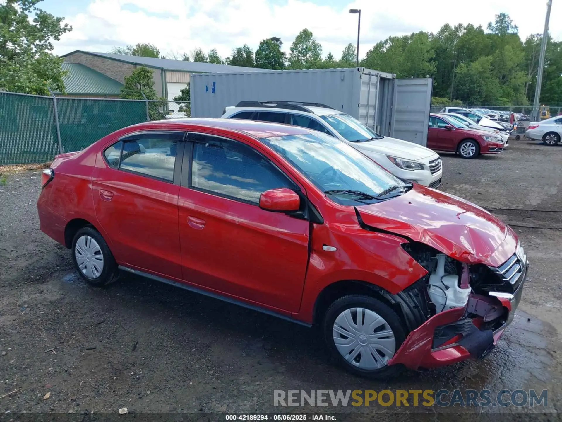 1 Photograph of a damaged car ML32FUFJ9PHF04711 MITSUBISHI MIRAGE G4 2023