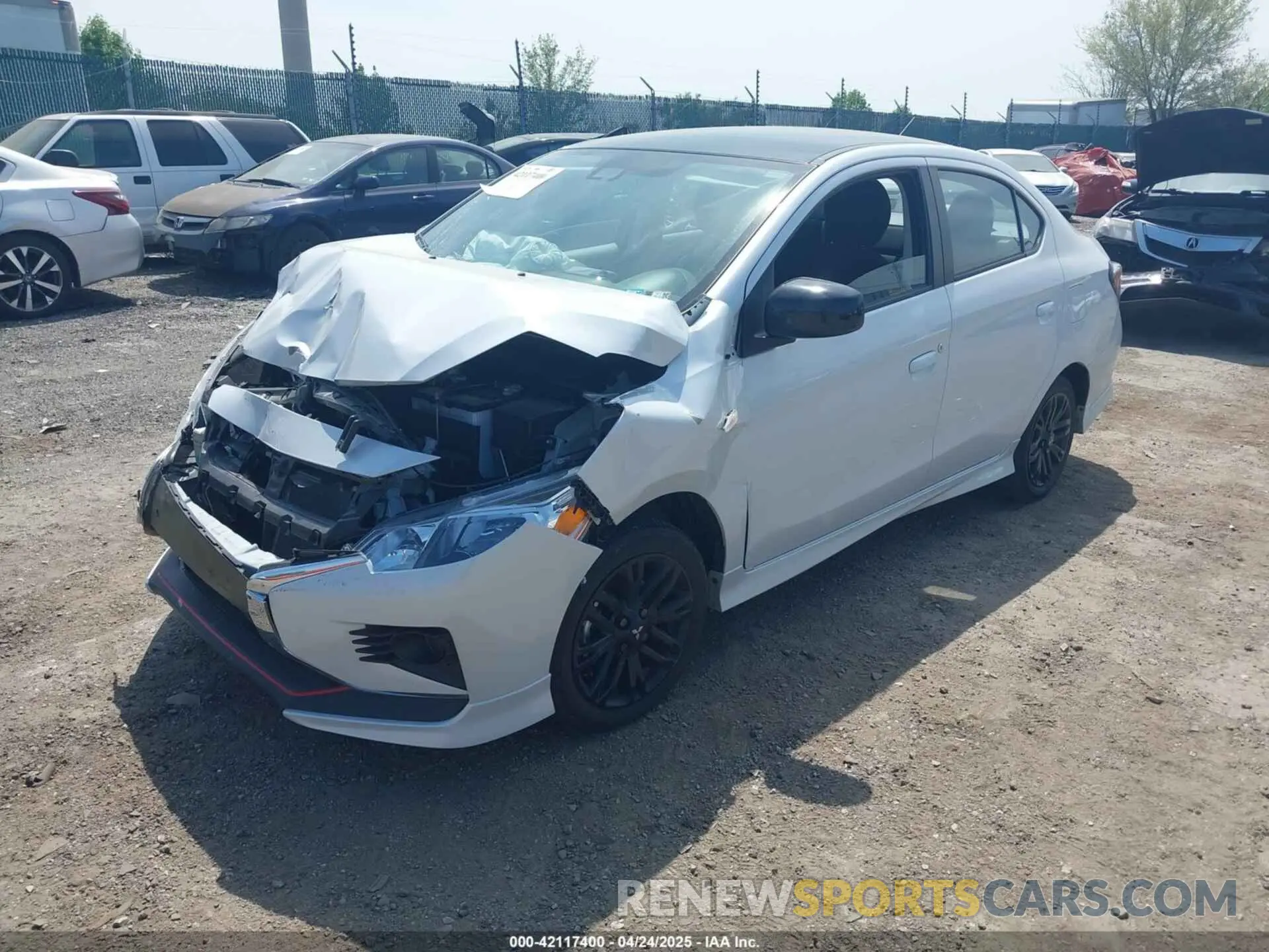 2 Photograph of a damaged car ML32FUFJ0RHF09203 MITSUBISHI MIRAGE G4 2024