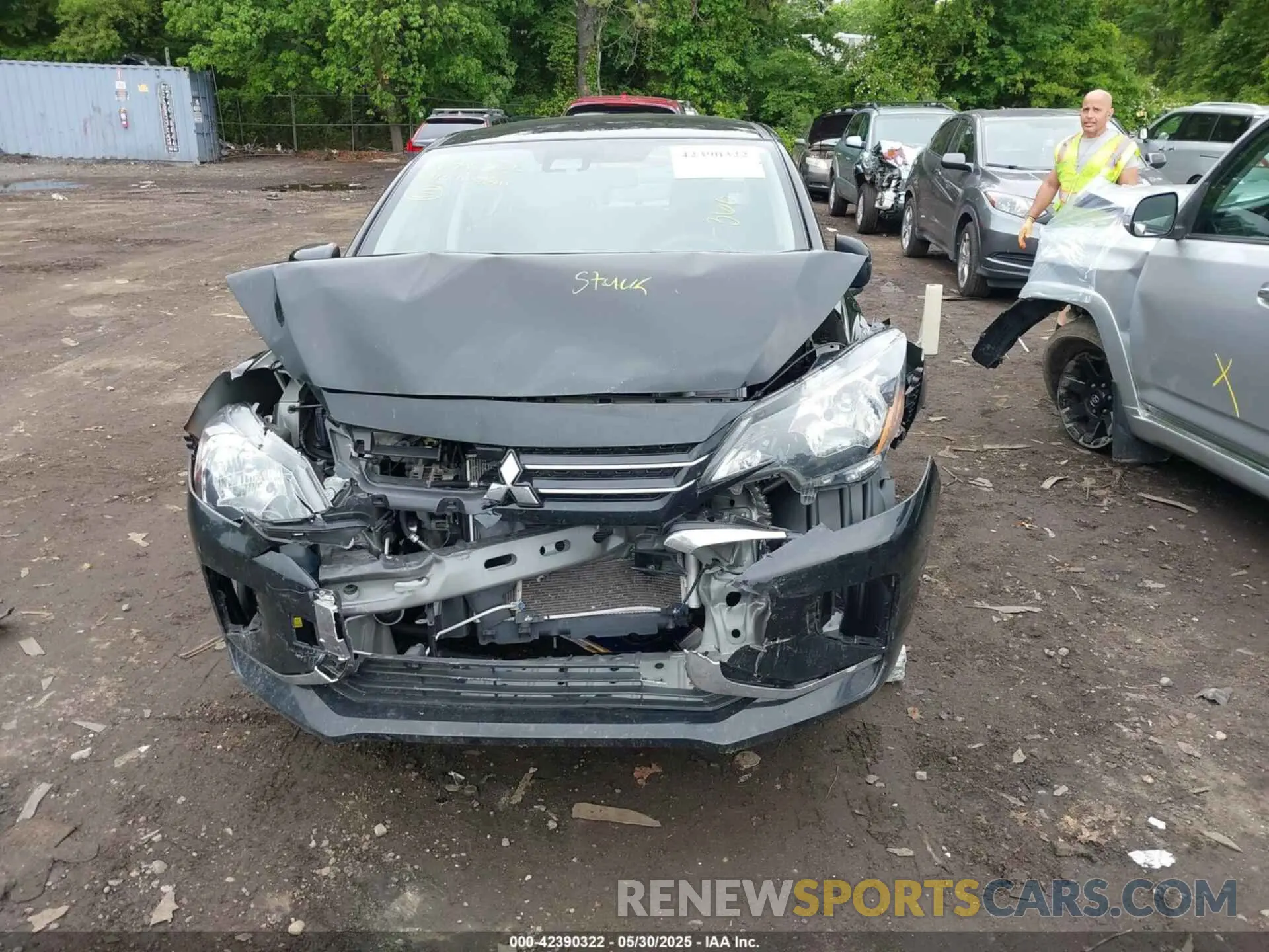 11 Photograph of a damaged car ML32FUFJ1RHF02633 MITSUBISHI MIRAGE G4 2024