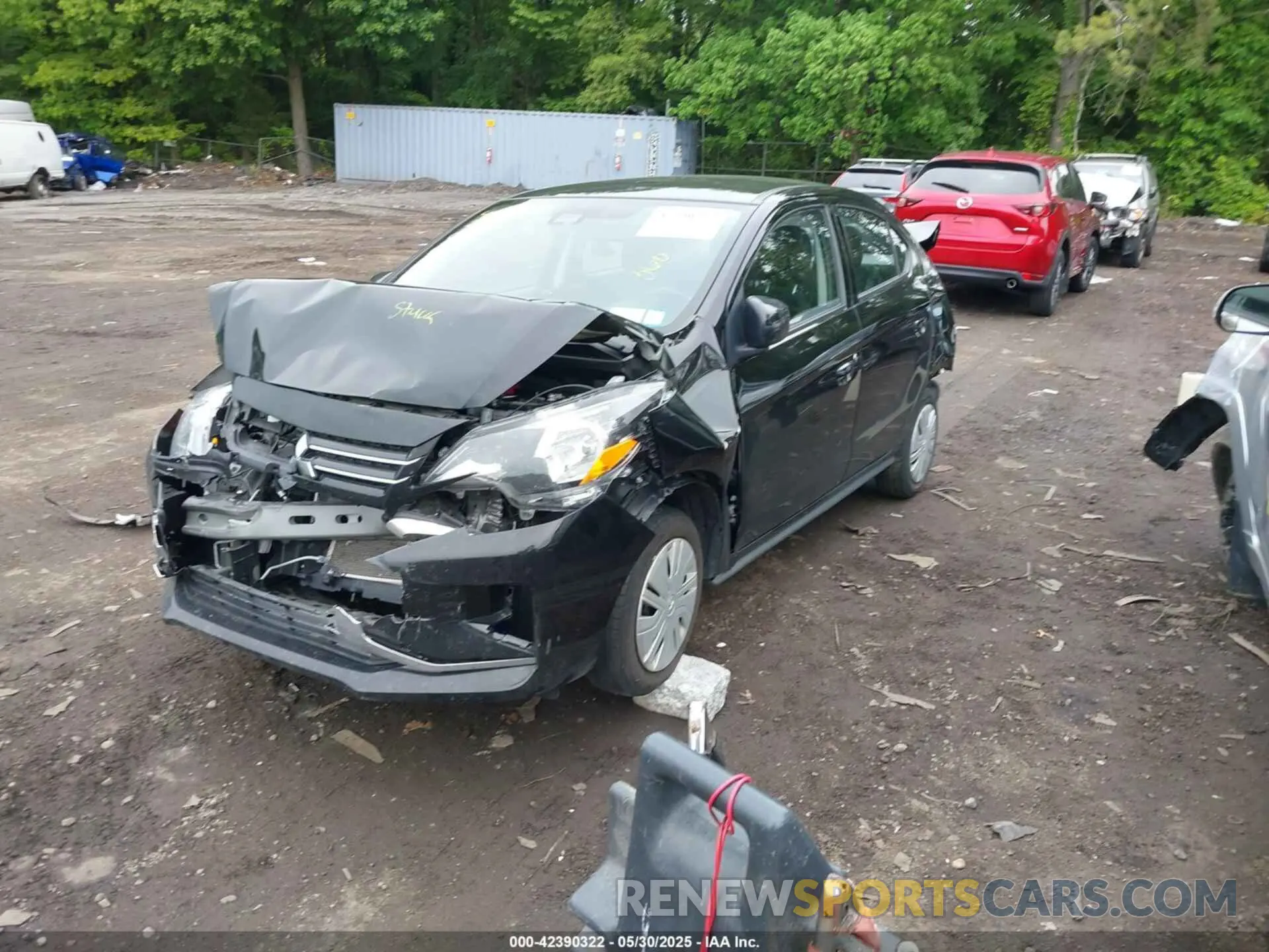 2 Photograph of a damaged car ML32FUFJ1RHF02633 MITSUBISHI MIRAGE G4 2024