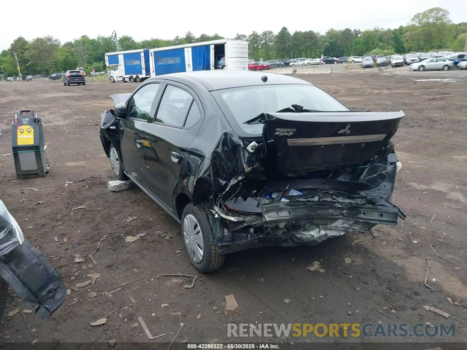 3 Photograph of a damaged car ML32FUFJ1RHF02633 MITSUBISHI MIRAGE G4 2024