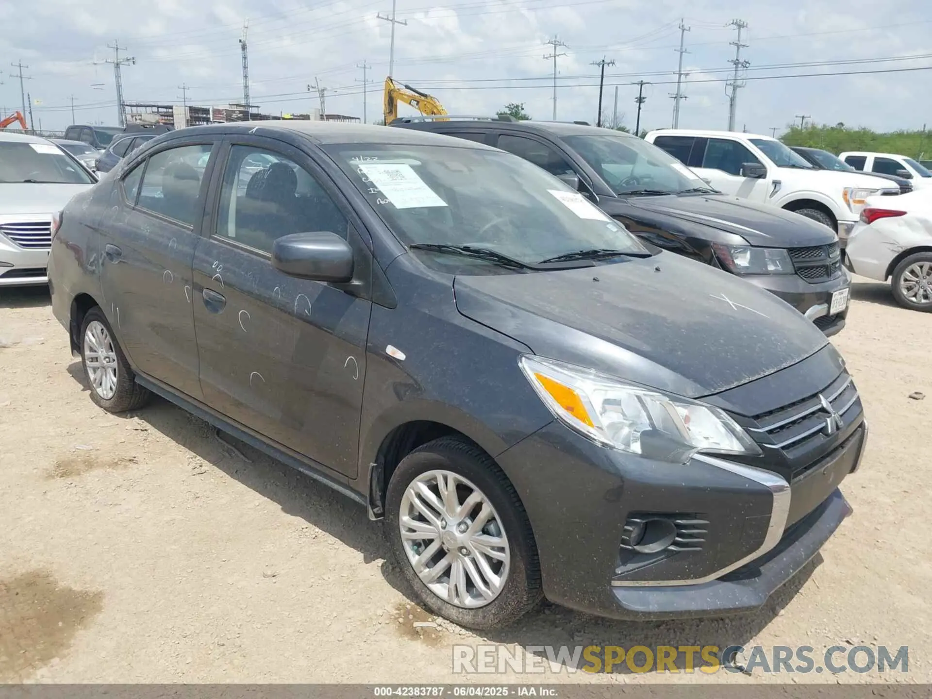 1 Photograph of a damaged car ML32FUFJ1RHF14250 MITSUBISHI MIRAGE G4 2024