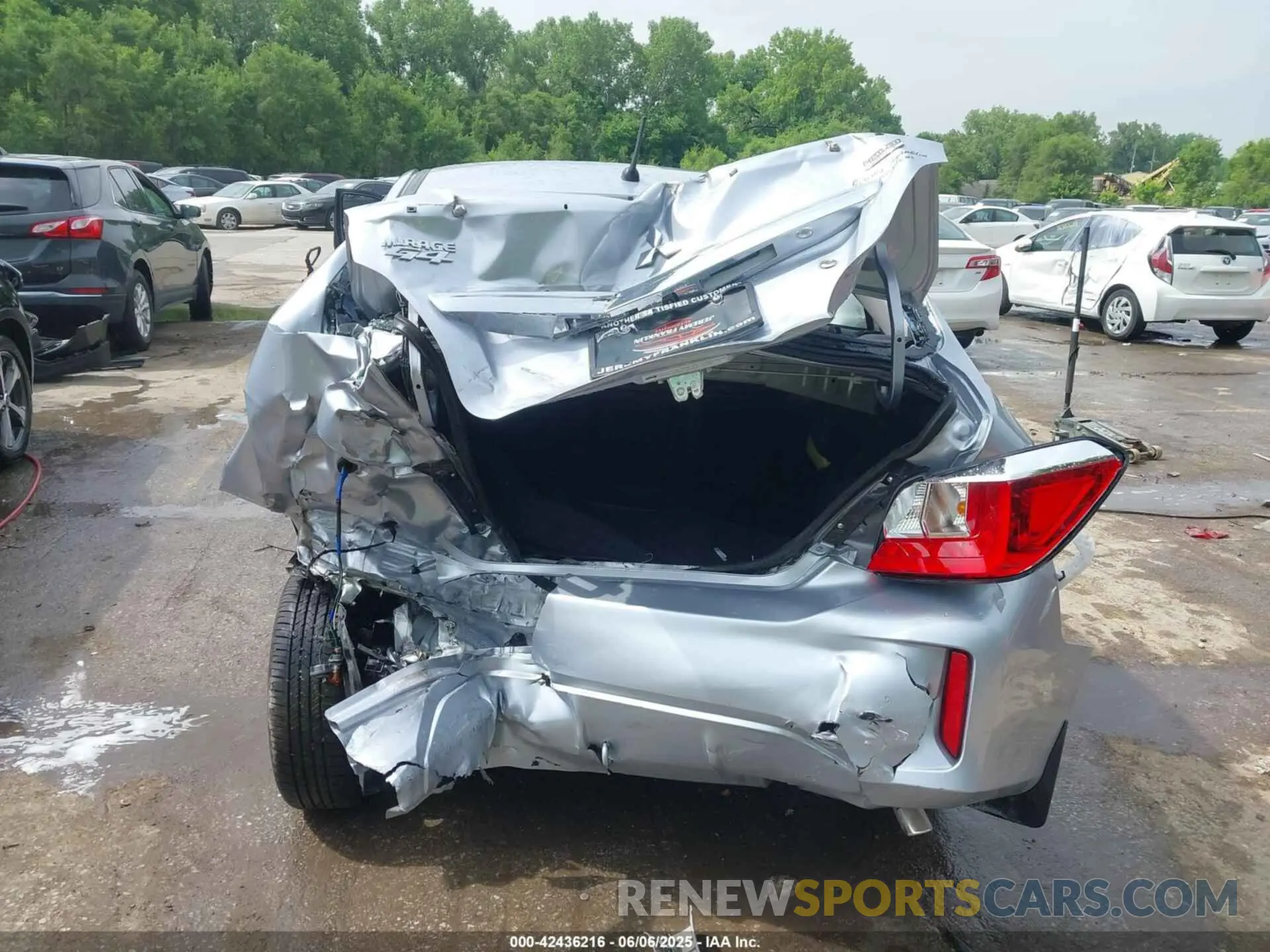 17 Photograph of a damaged car ML32FUFJ1RHF14393 MITSUBISHI MIRAGE G4 2024