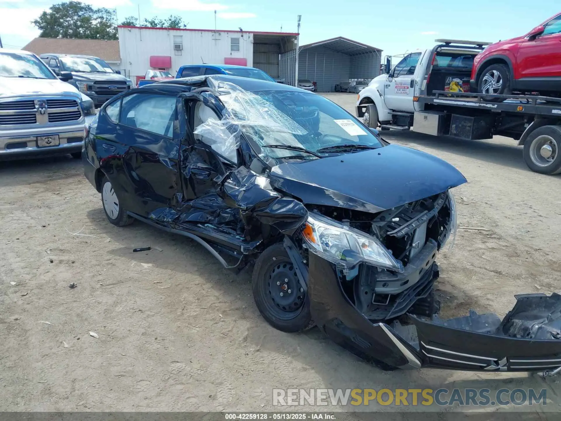1 Photograph of a damaged car ML32FUFJ2RHF09235 MITSUBISHI MIRAGE G4 2024