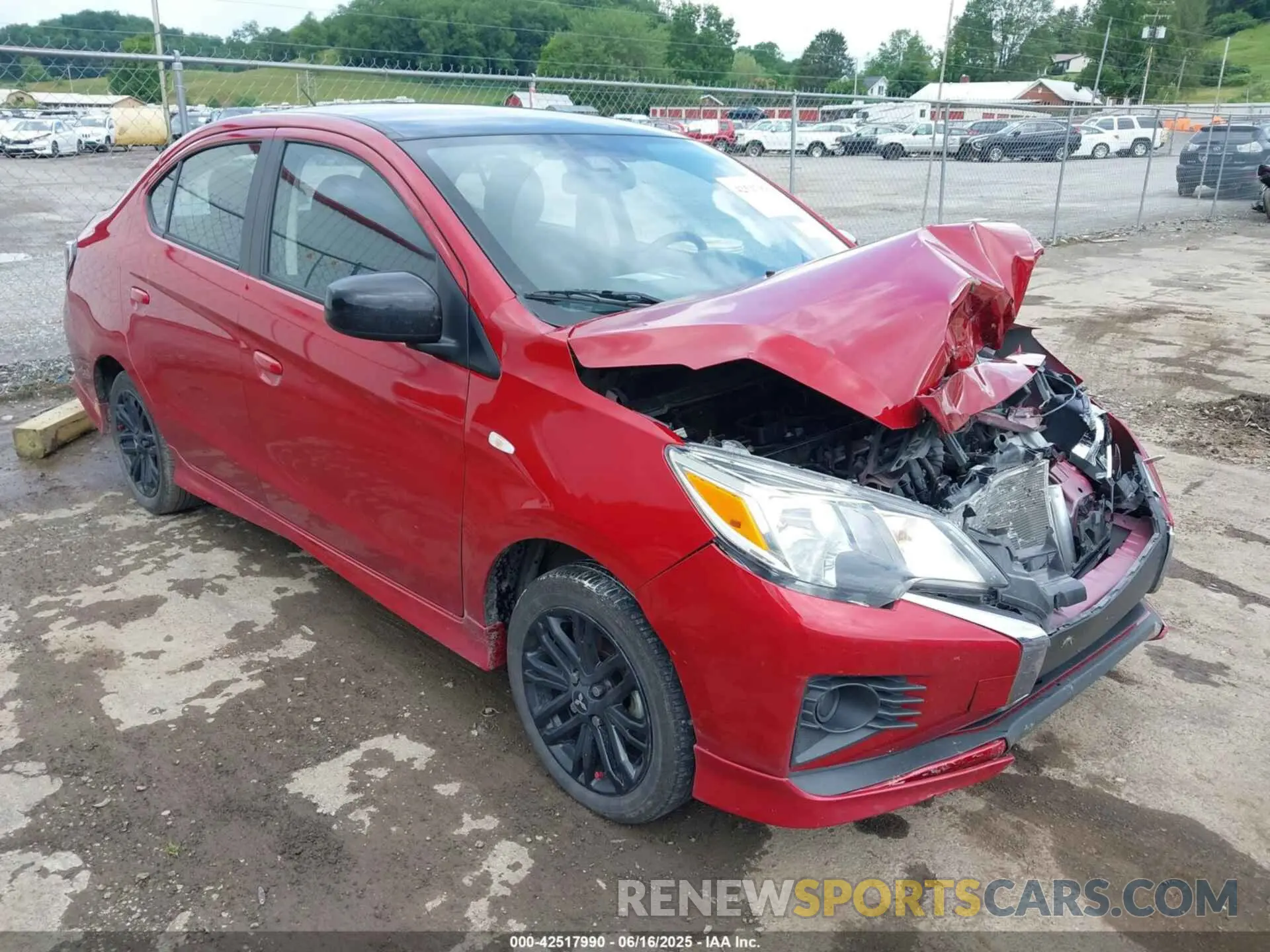 1 Photograph of a damaged car ML32FUFJ2RHF10773 MITSUBISHI MIRAGE G4 2024