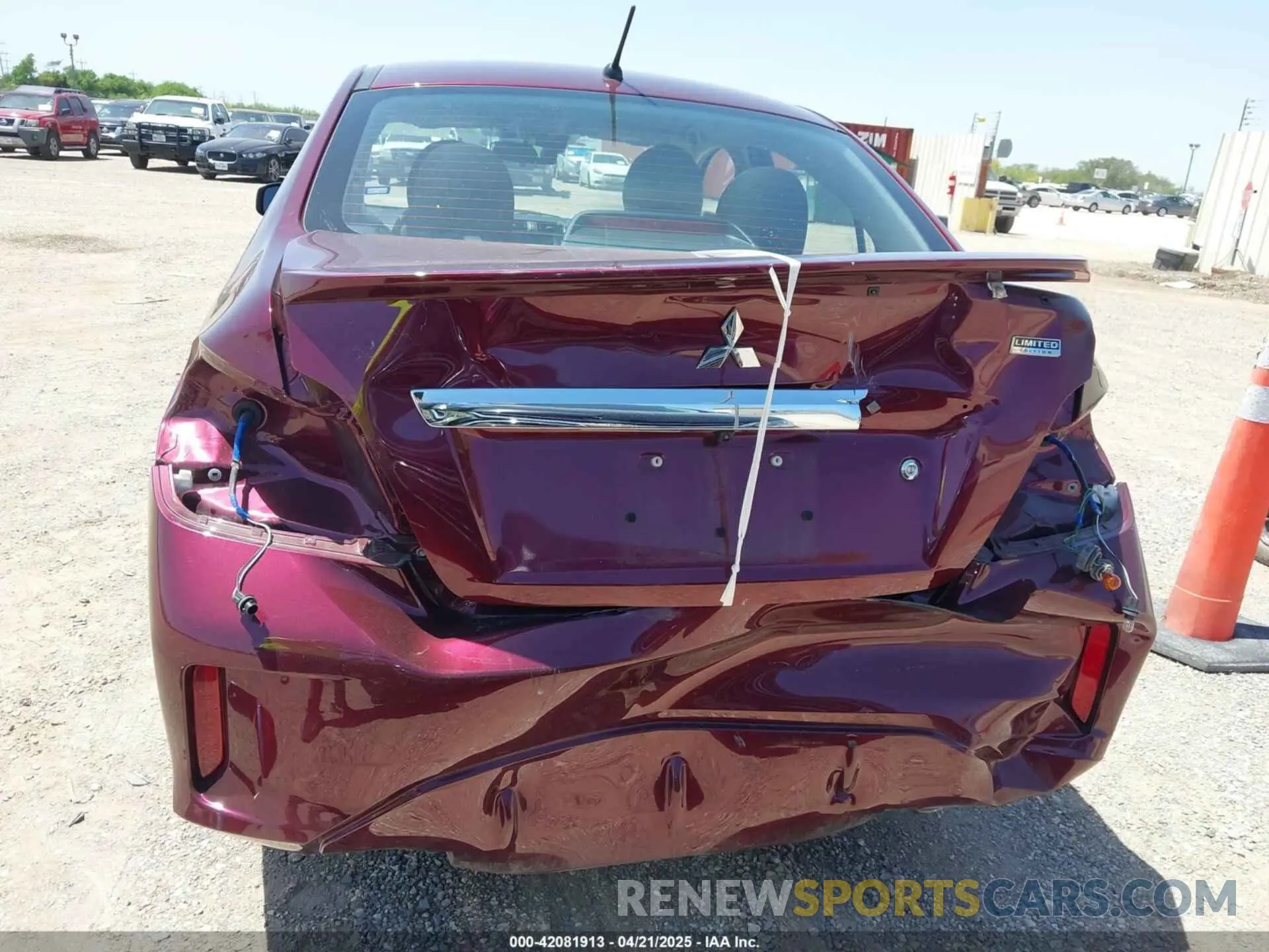 17 Photograph of a damaged car ML32FUFJ2RHF11096 MITSUBISHI MIRAGE G4 2024