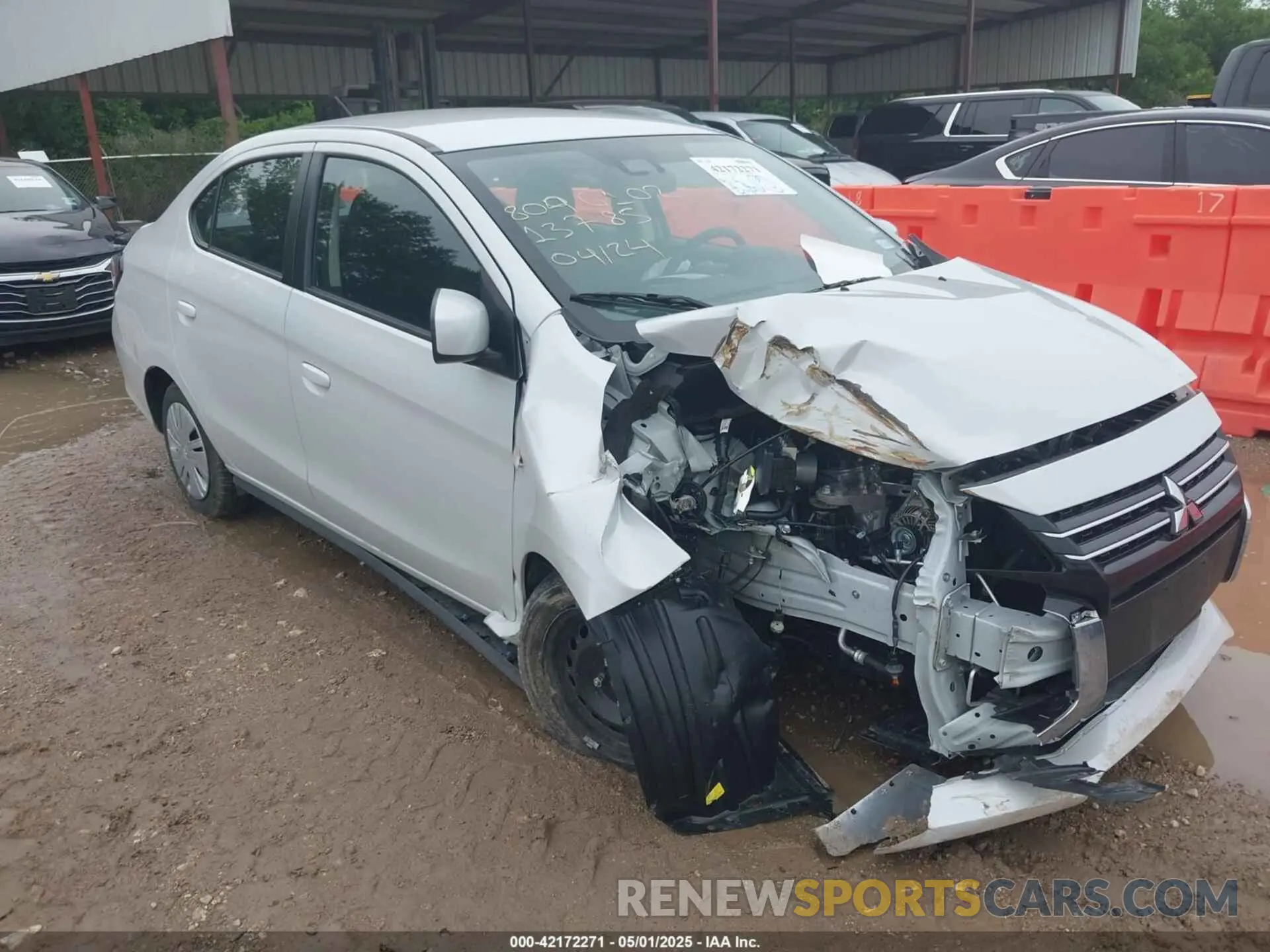 1 Photograph of a damaged car ML32FUFJ2RHF13785 MITSUBISHI MIRAGE G4 2024