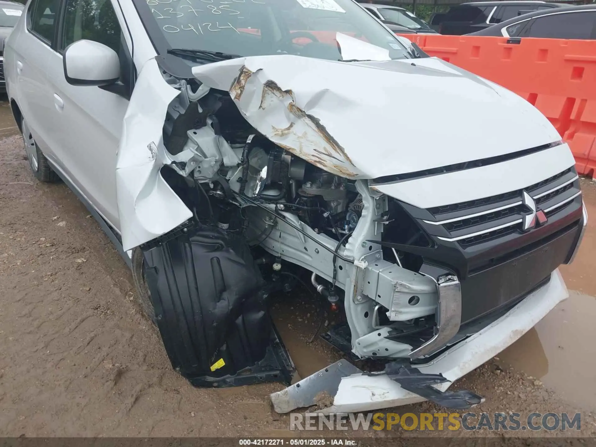 6 Photograph of a damaged car ML32FUFJ2RHF13785 MITSUBISHI MIRAGE G4 2024