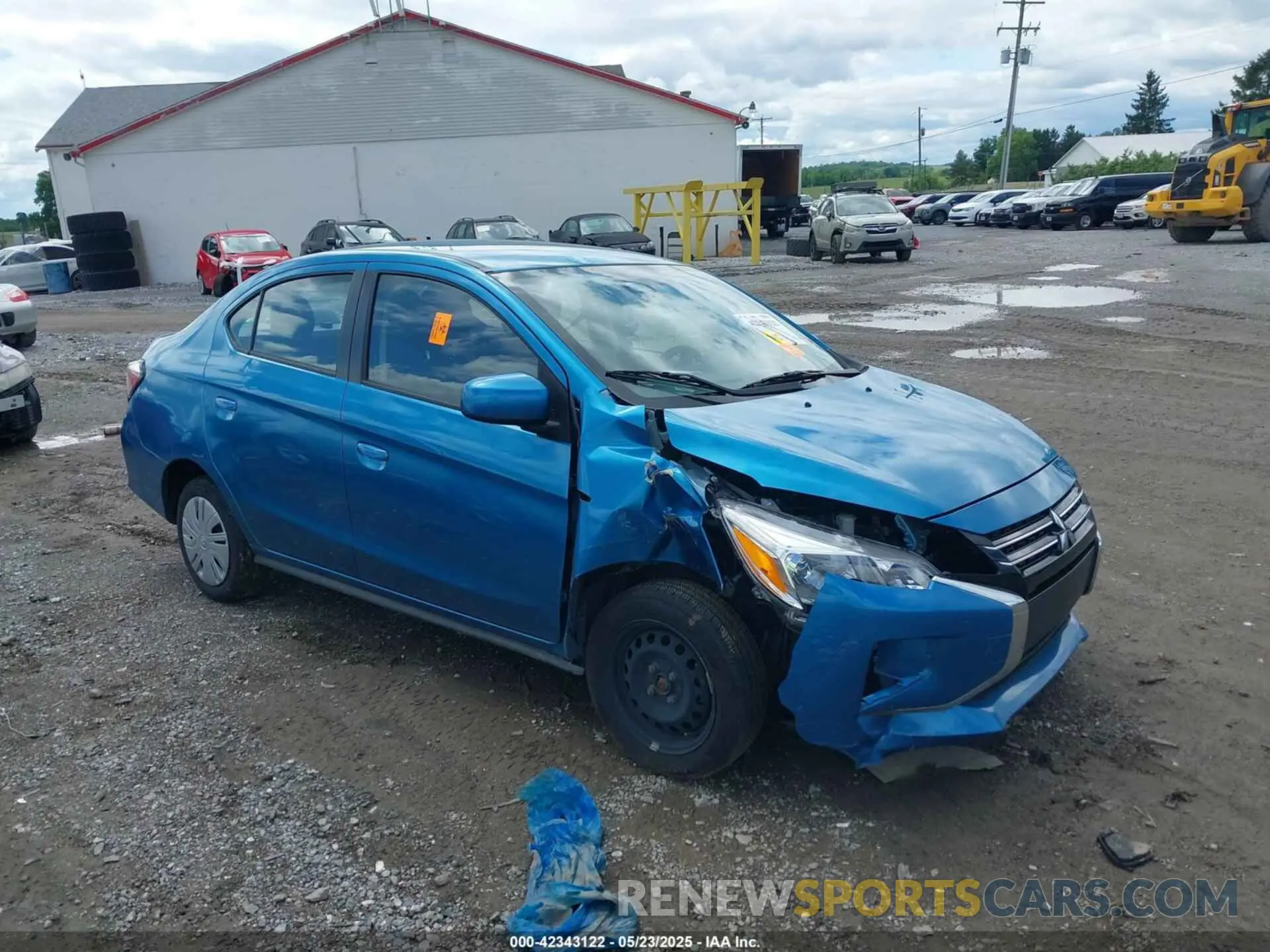 1 Photograph of a damaged car ML32FUFJ3RHF00981 MITSUBISHI MIRAGE G4 2024