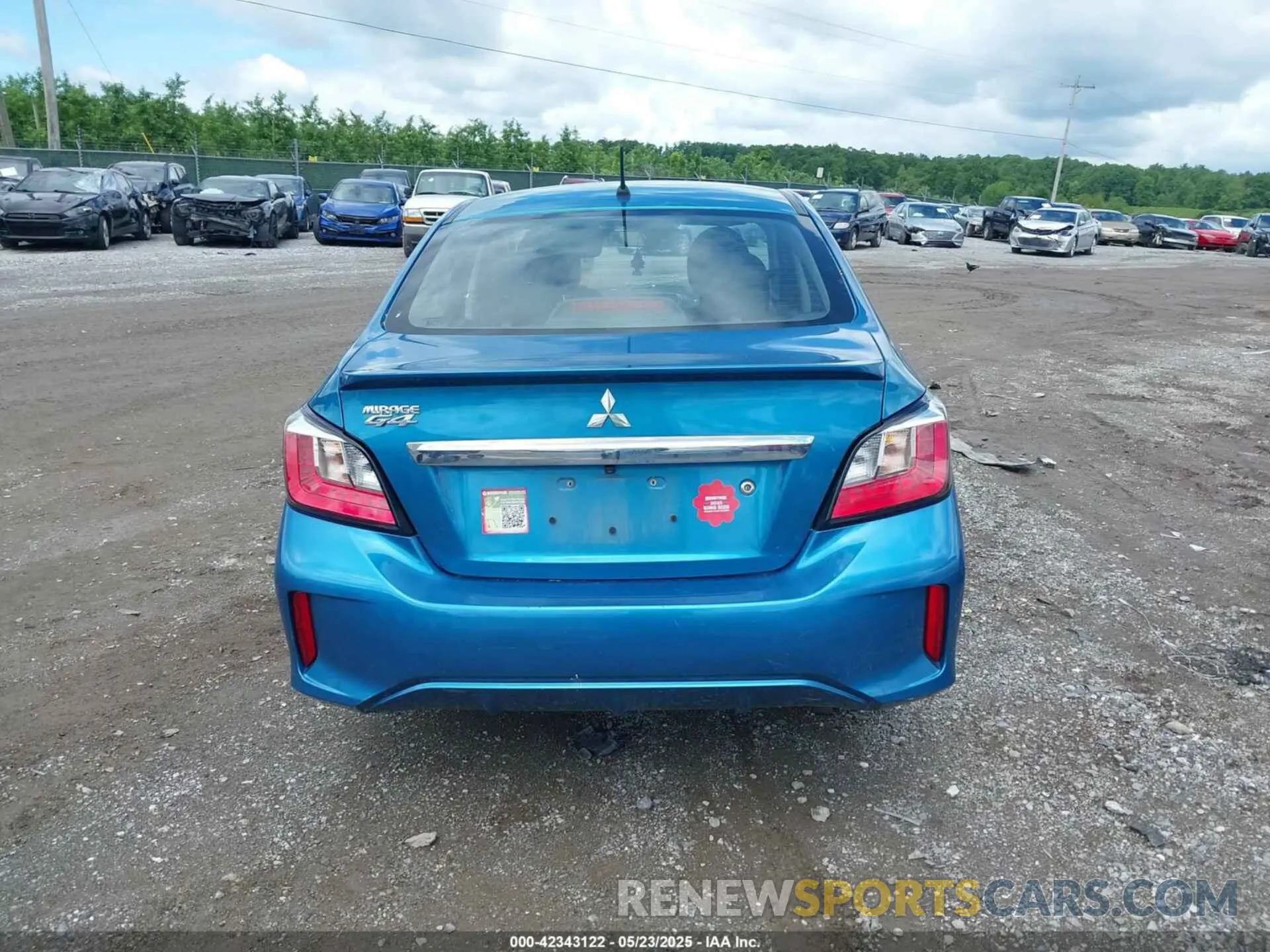17 Photograph of a damaged car ML32FUFJ3RHF00981 MITSUBISHI MIRAGE G4 2024