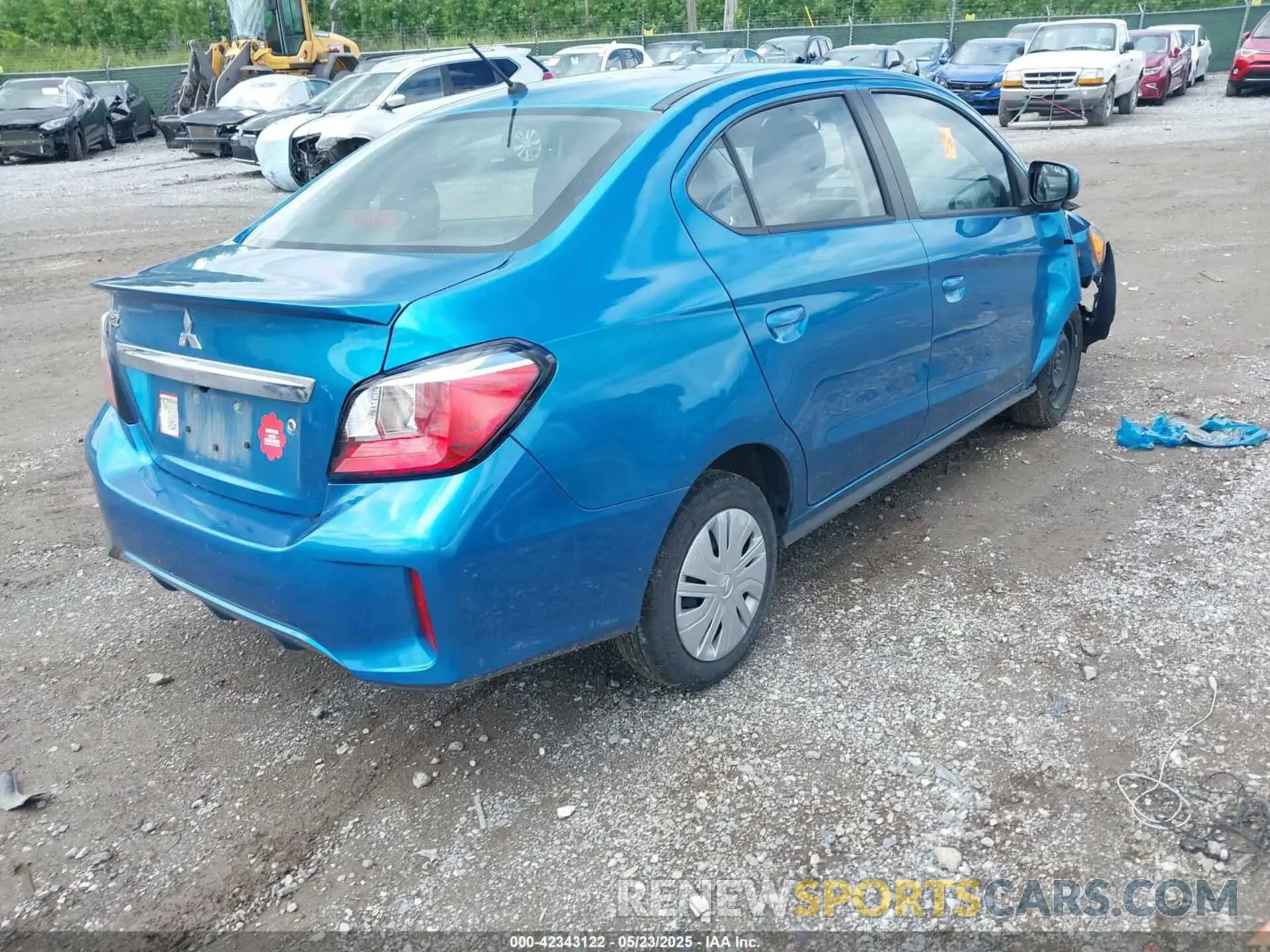 4 Photograph of a damaged car ML32FUFJ3RHF00981 MITSUBISHI MIRAGE G4 2024