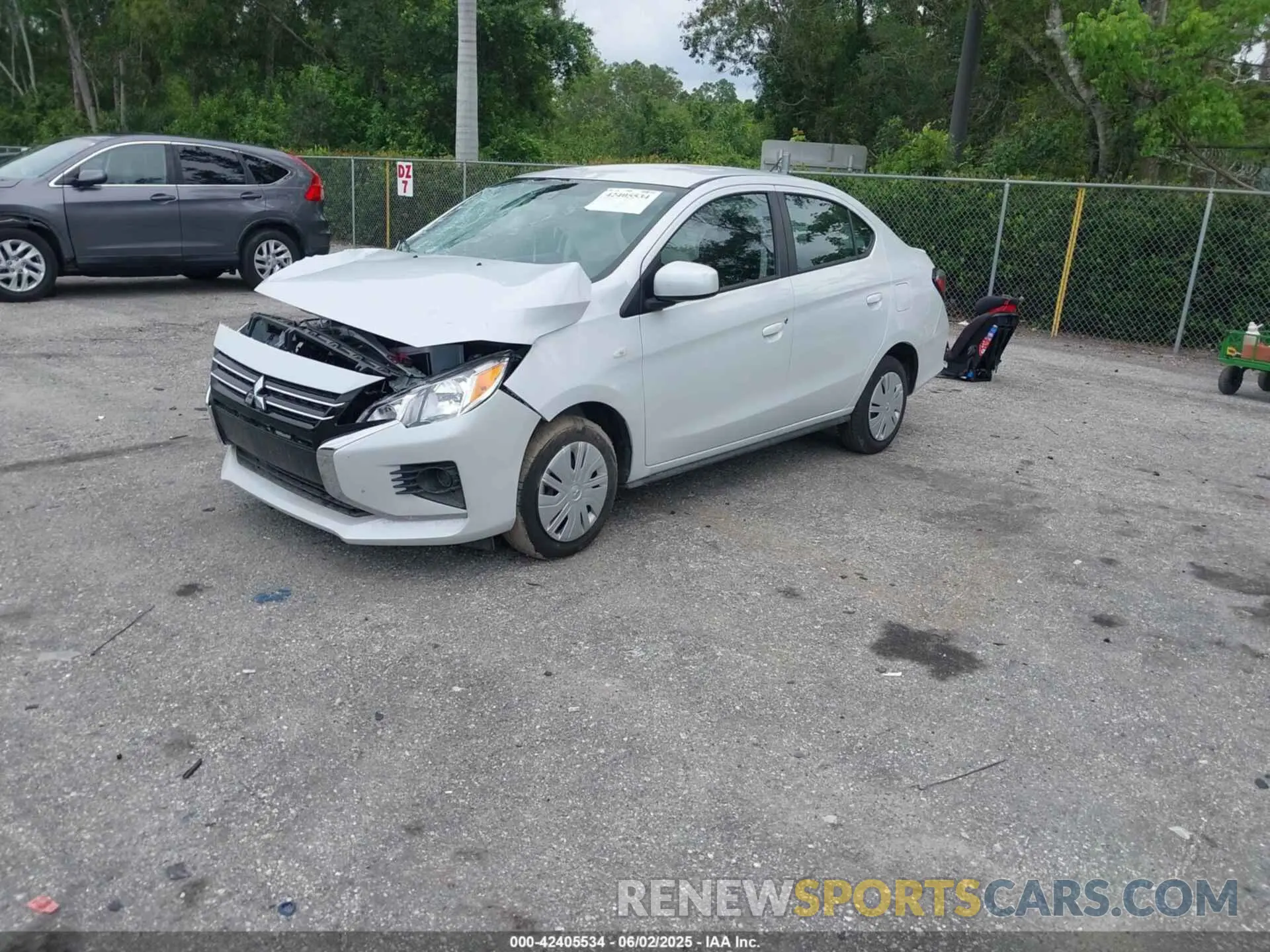 2 Photograph of a damaged car ML32FUFJ3RHF12726 MITSUBISHI MIRAGE G4 2024