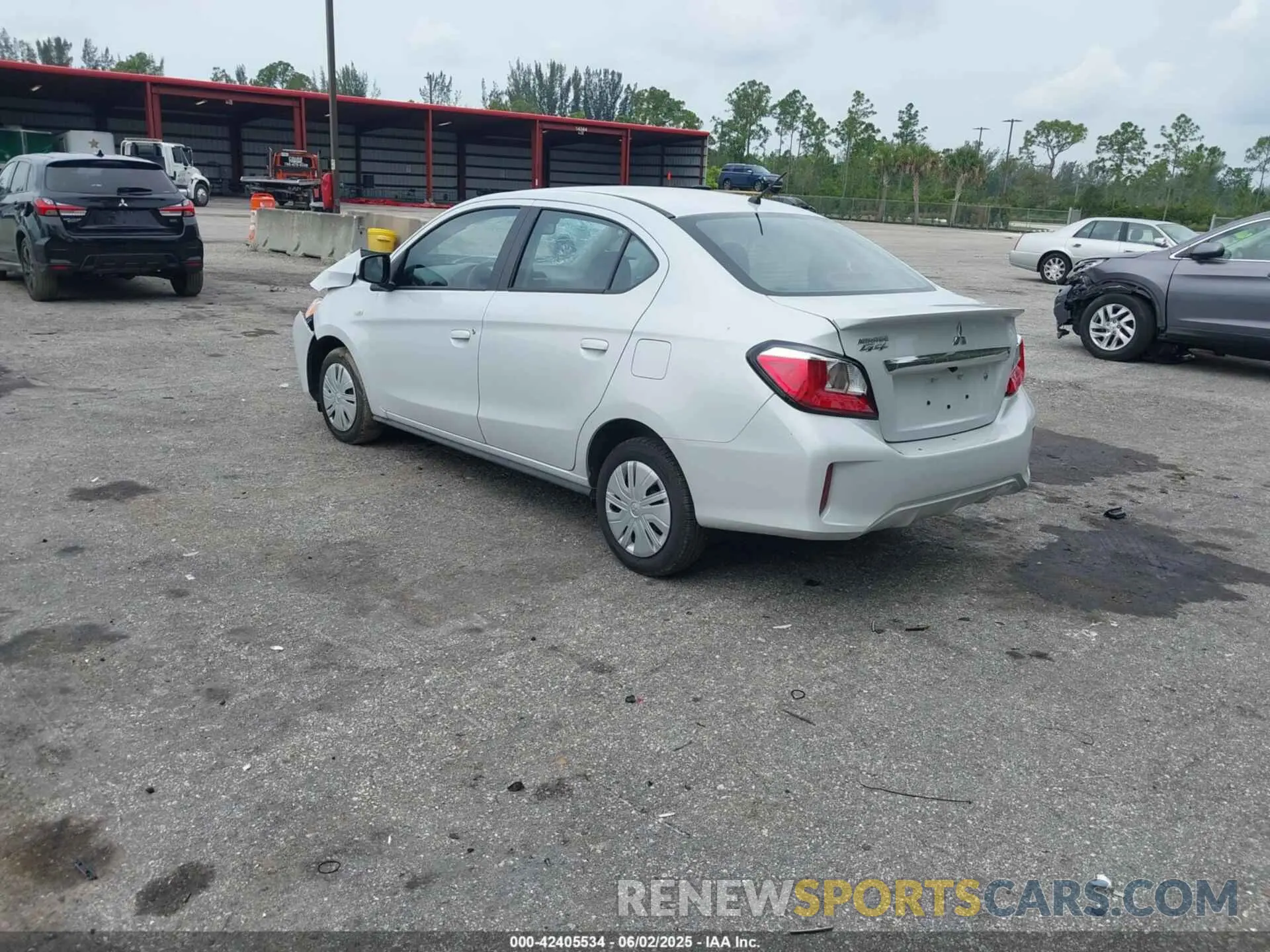 3 Photograph of a damaged car ML32FUFJ3RHF12726 MITSUBISHI MIRAGE G4 2024