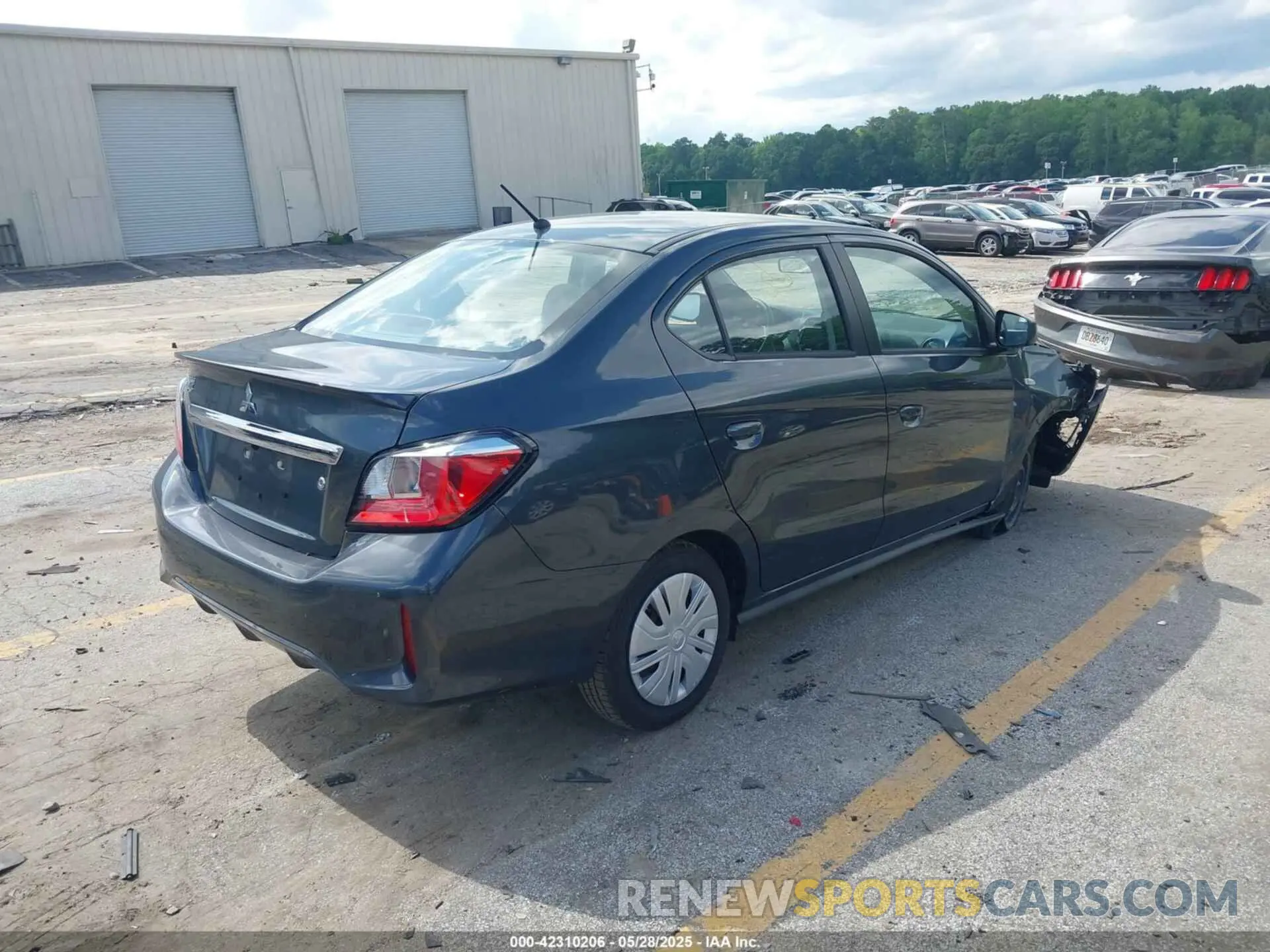 4 Photograph of a damaged car ML32FUFJ4RHF17059 MITSUBISHI MIRAGE G4 2024