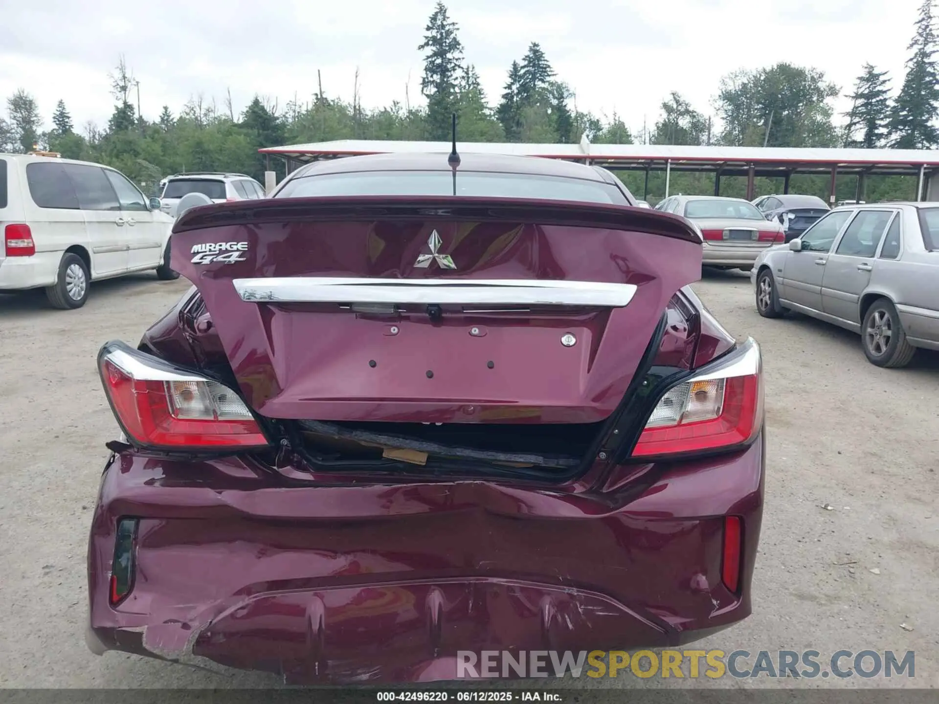 16 Photograph of a damaged car ML32FUFJ4RHF19247 MITSUBISHI MIRAGE G4 2024