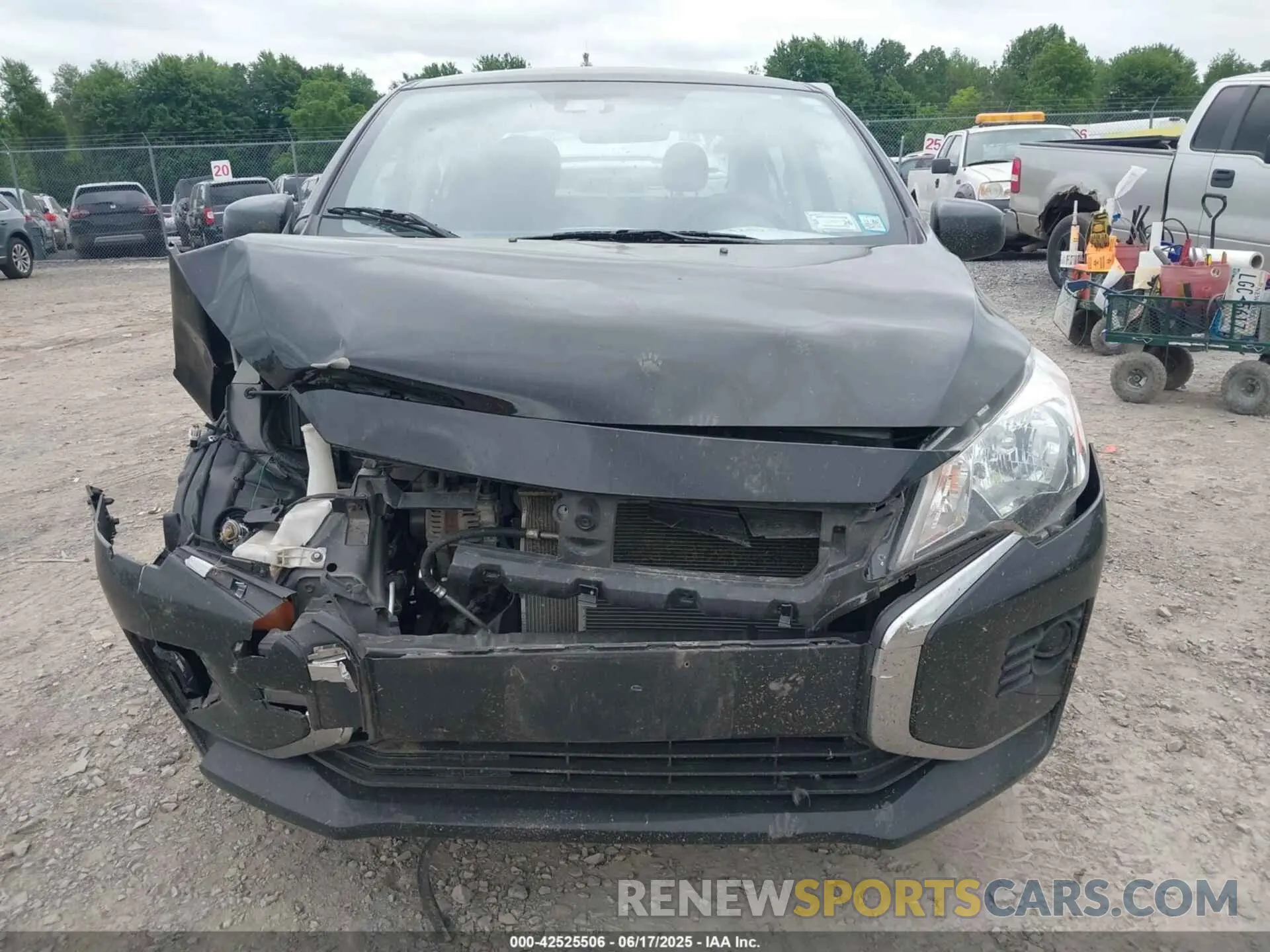 13 Photograph of a damaged car ML32FUFJ5RHF02733 MITSUBISHI MIRAGE G4 2024