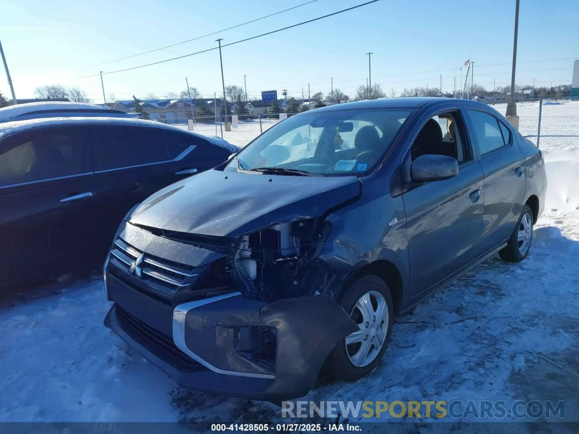 2 Photograph of a damaged car ML32FUFJ7RHF00918 MITSUBISHI MIRAGE G4 2024