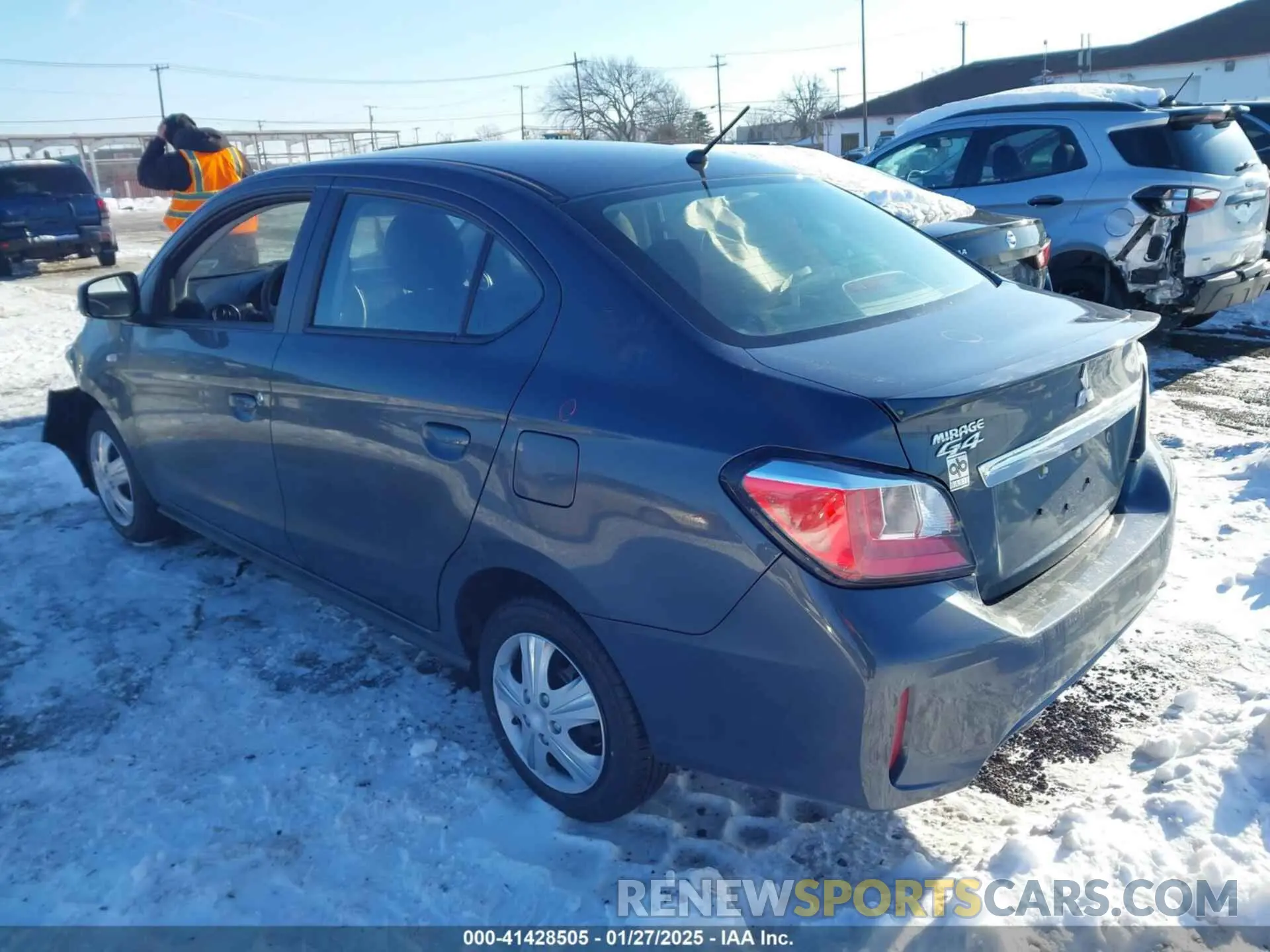 3 Photograph of a damaged car ML32FUFJ7RHF00918 MITSUBISHI MIRAGE G4 2024