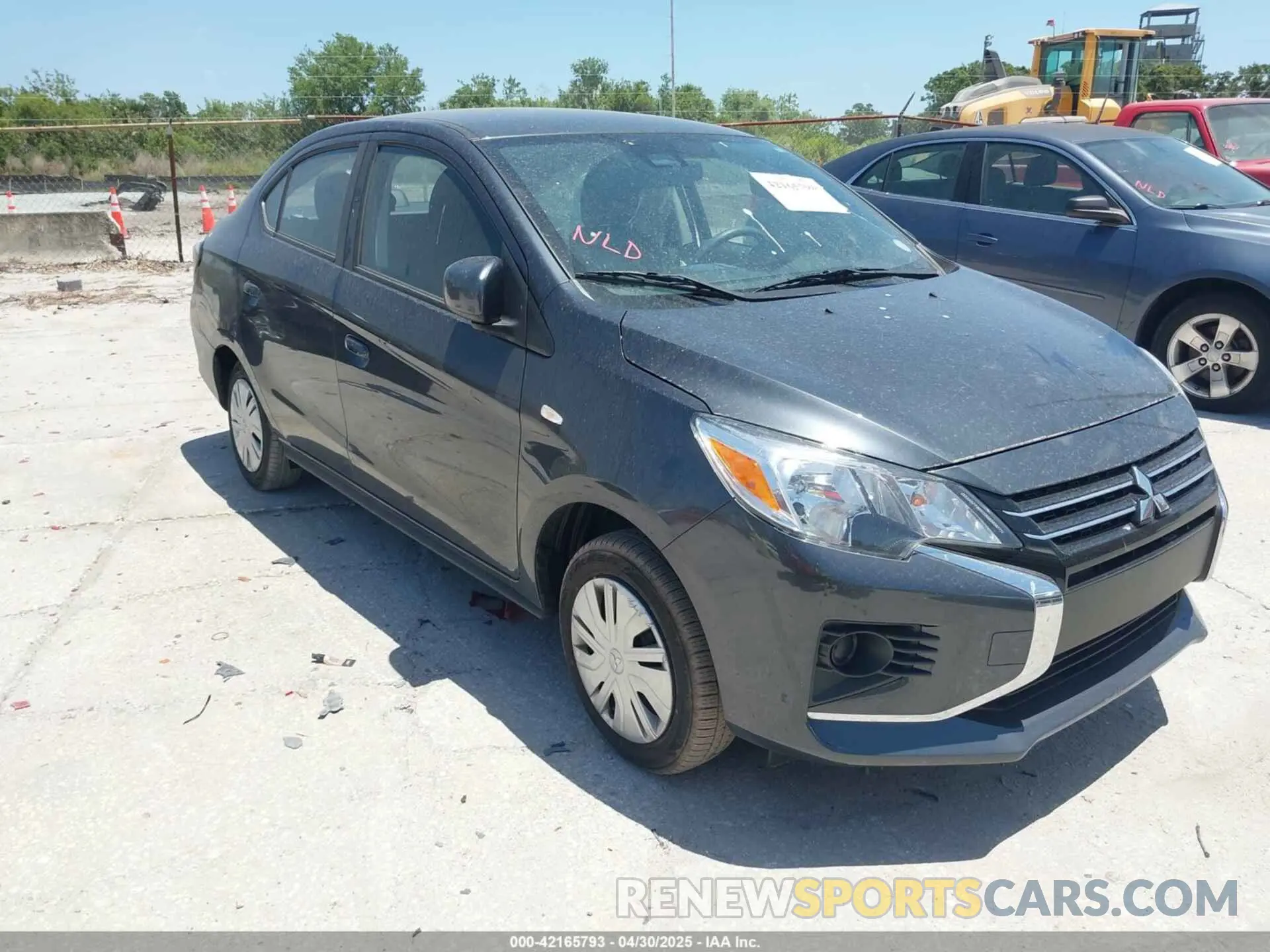 1 Photograph of a damaged car ML32FUFJ7RHF11224 MITSUBISHI MIRAGE G4 2024