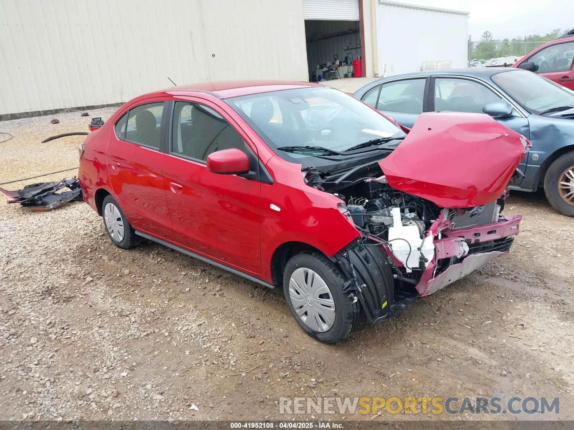 1 Photograph of a damaged car ML32FUFJ7RHF12275 MITSUBISHI MIRAGE G4 2024
