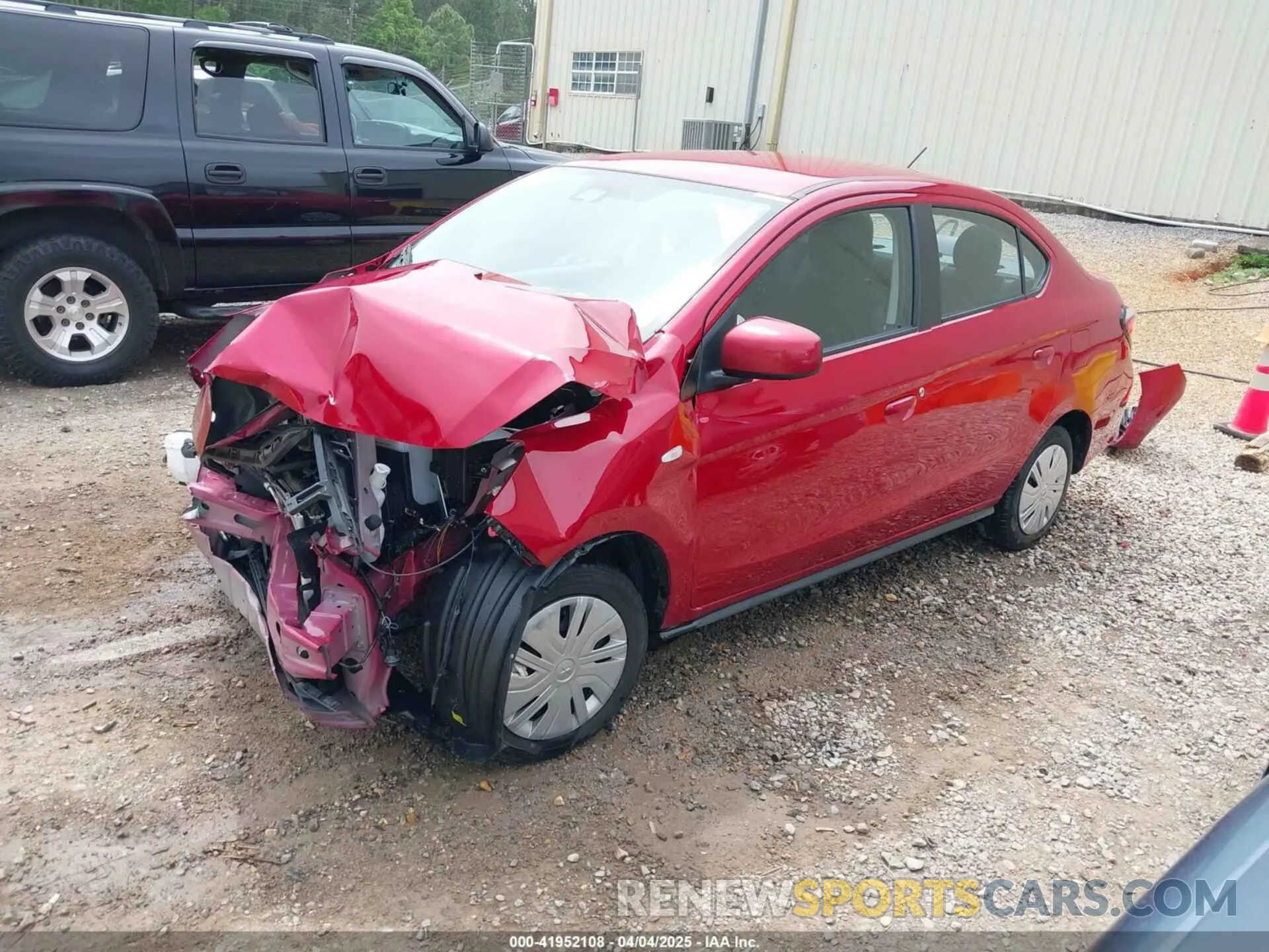 2 Photograph of a damaged car ML32FUFJ7RHF12275 MITSUBISHI MIRAGE G4 2024