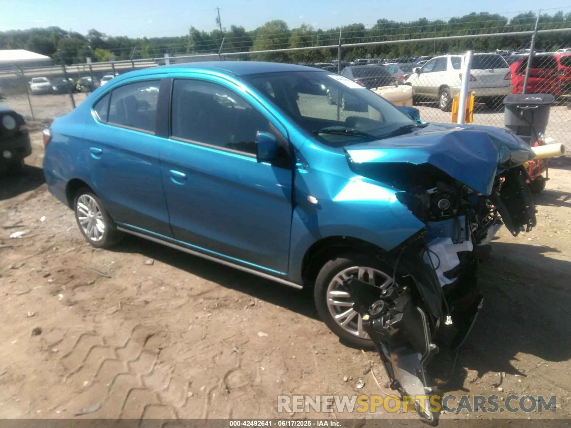 1 Photograph of a damaged car ML32FUFJ7RHF14818 MITSUBISHI MIRAGE G4 2024