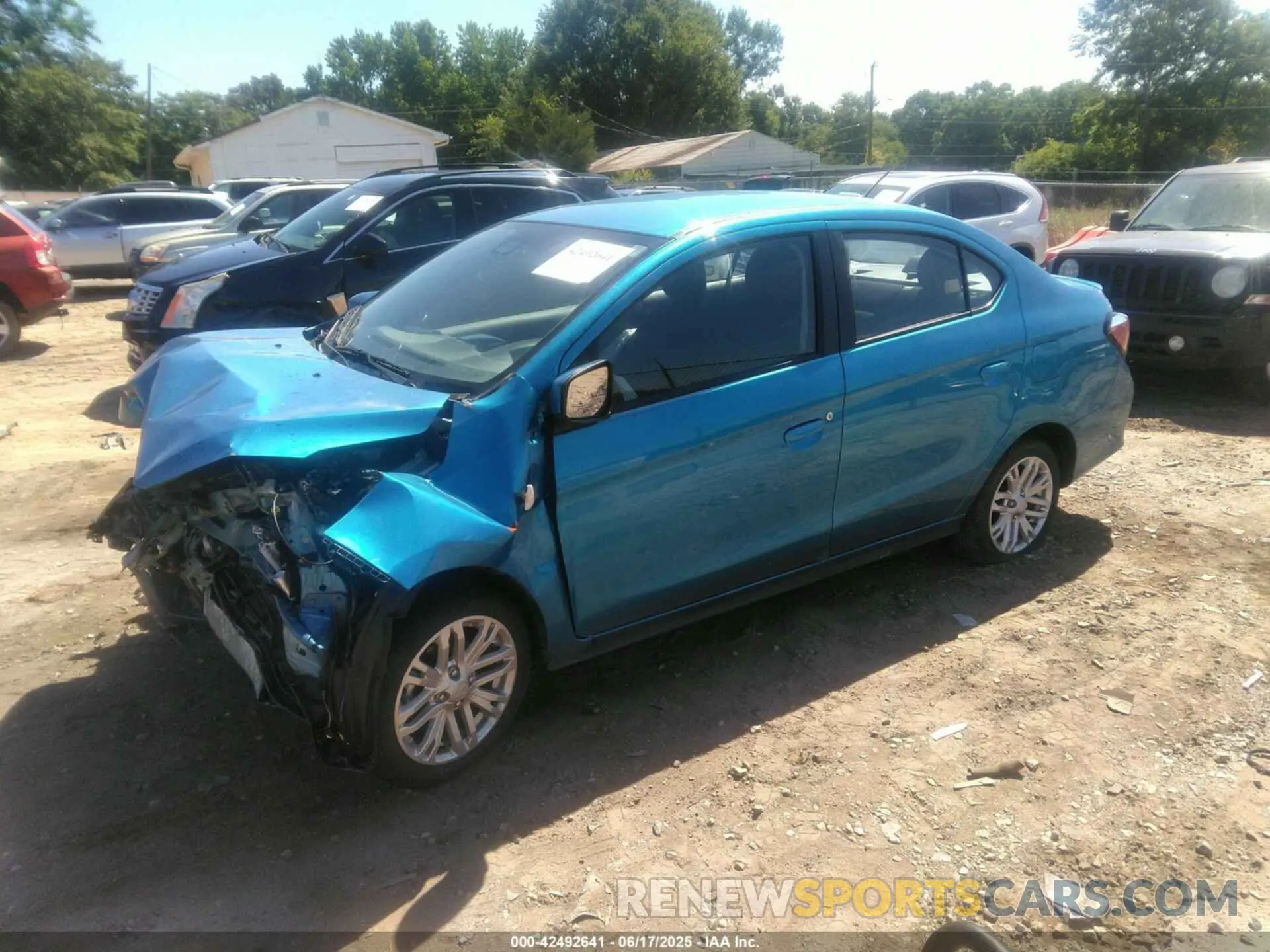 2 Photograph of a damaged car ML32FUFJ7RHF14818 MITSUBISHI MIRAGE G4 2024