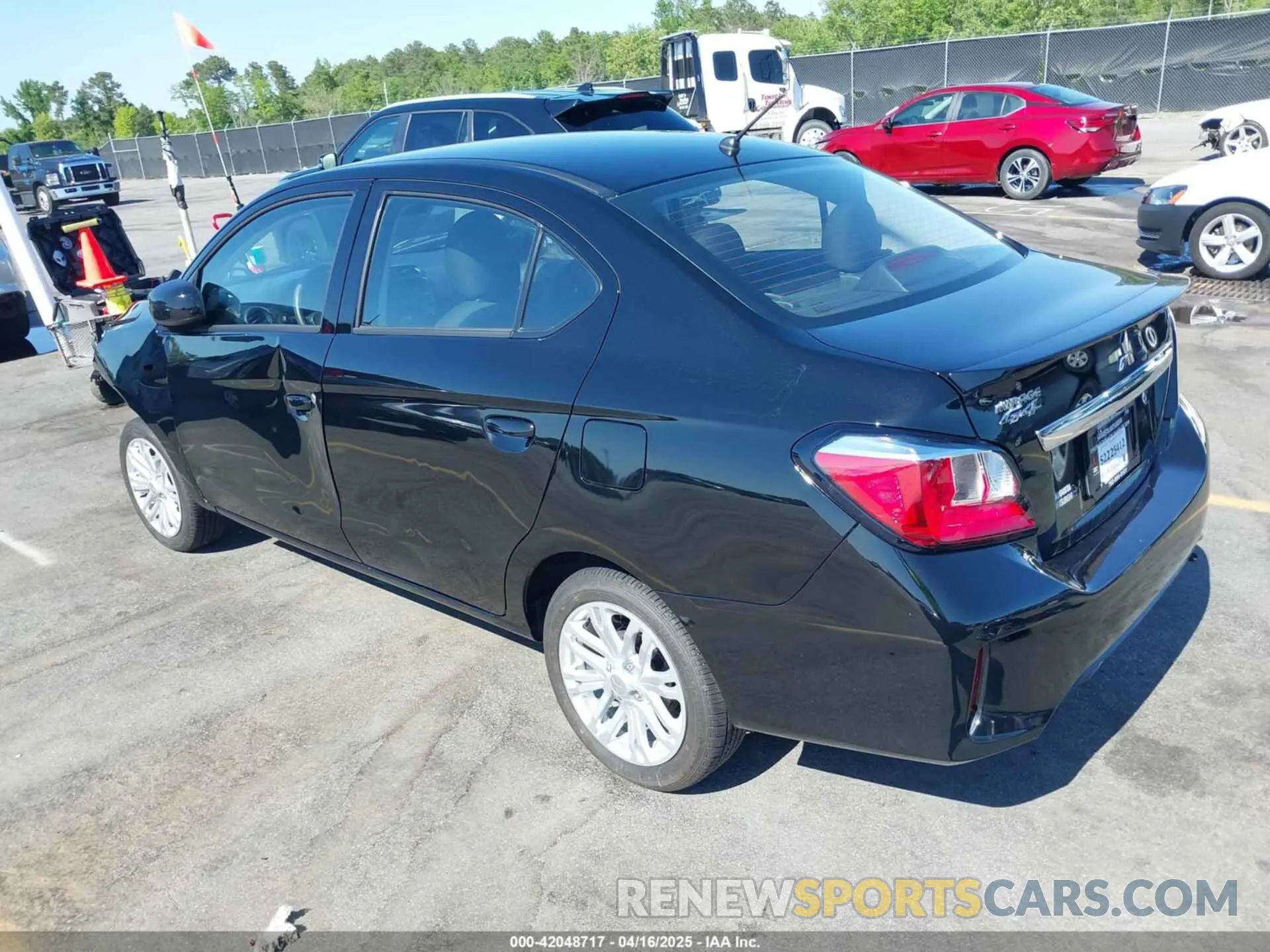 3 Photograph of a damaged car ML32FUFJ7RHF15001 MITSUBISHI MIRAGE G4 2024