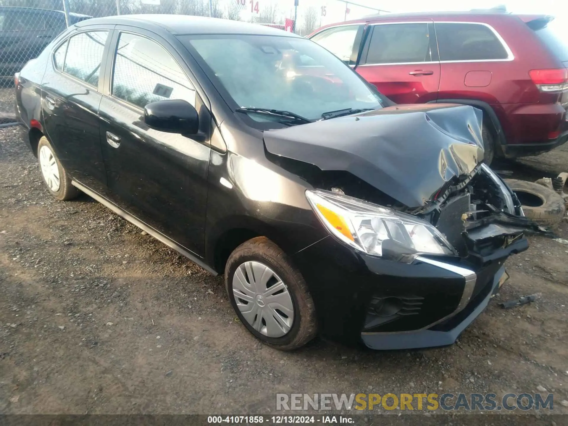 1 Photograph of a damaged car ML32FUFJ8RHF04721 MITSUBISHI MIRAGE G4 2024