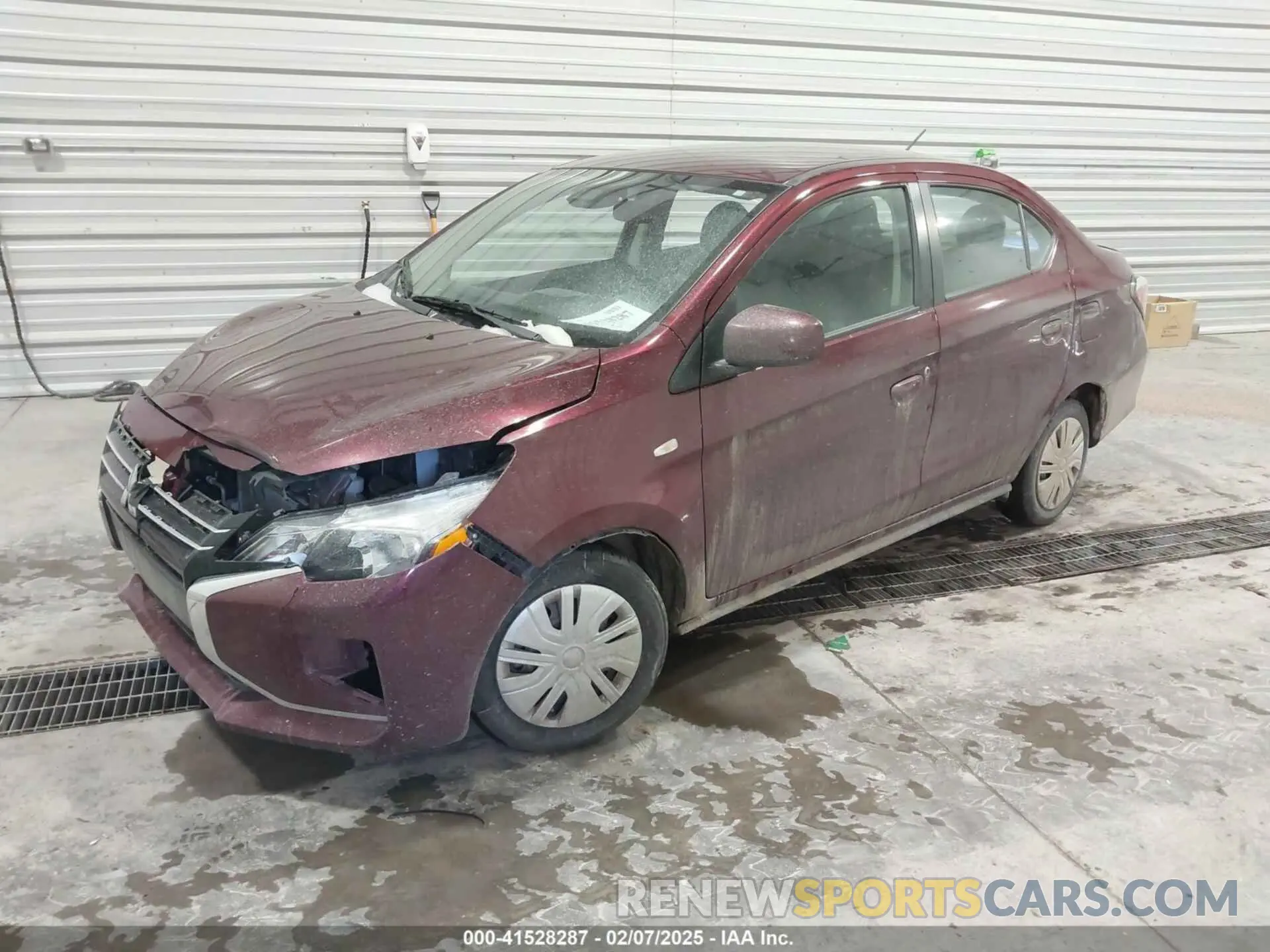 2 Photograph of a damaged car ML32FUFJ8RHF08445 MITSUBISHI MIRAGE G4 2024