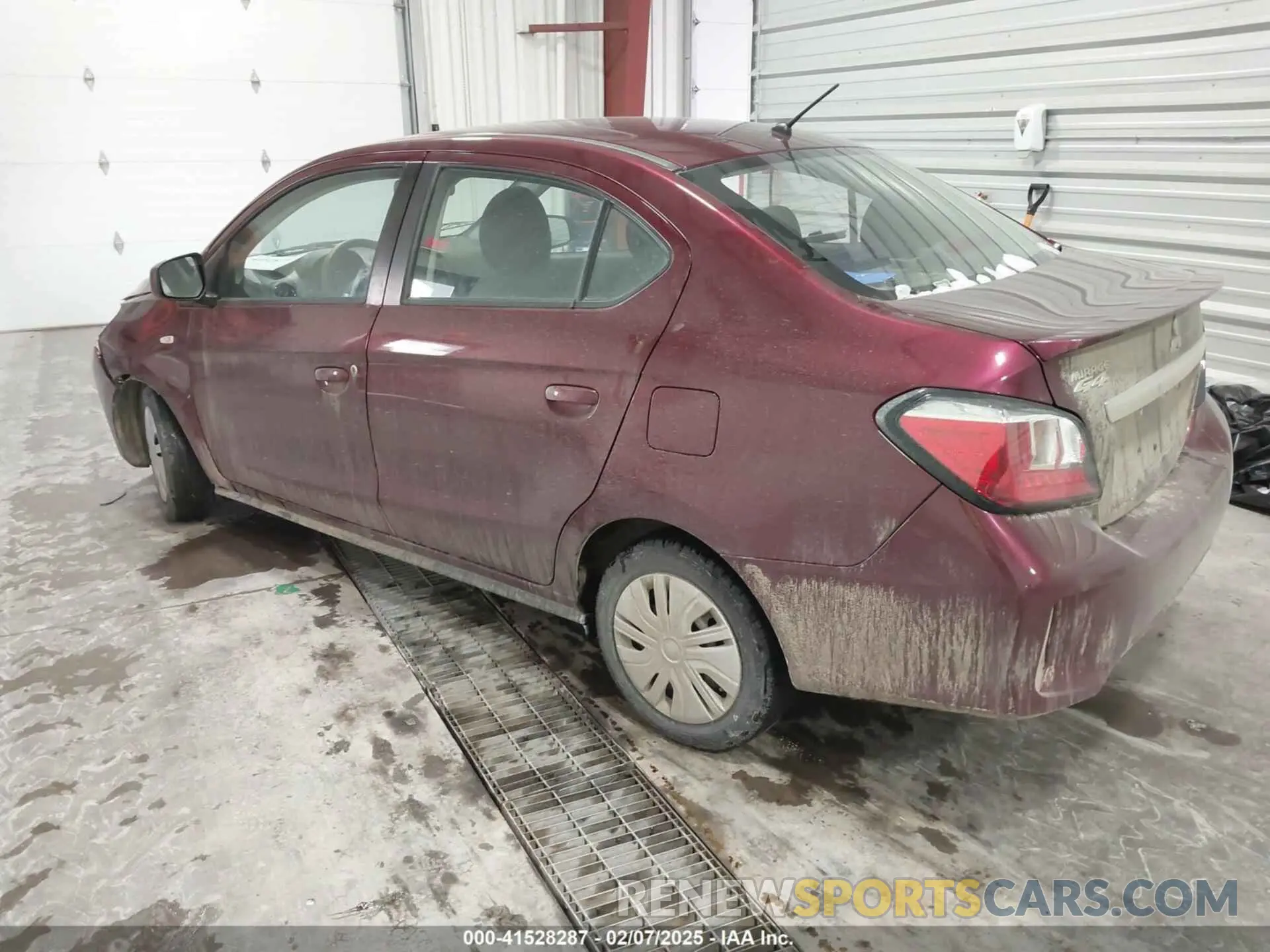 3 Photograph of a damaged car ML32FUFJ8RHF08445 MITSUBISHI MIRAGE G4 2024