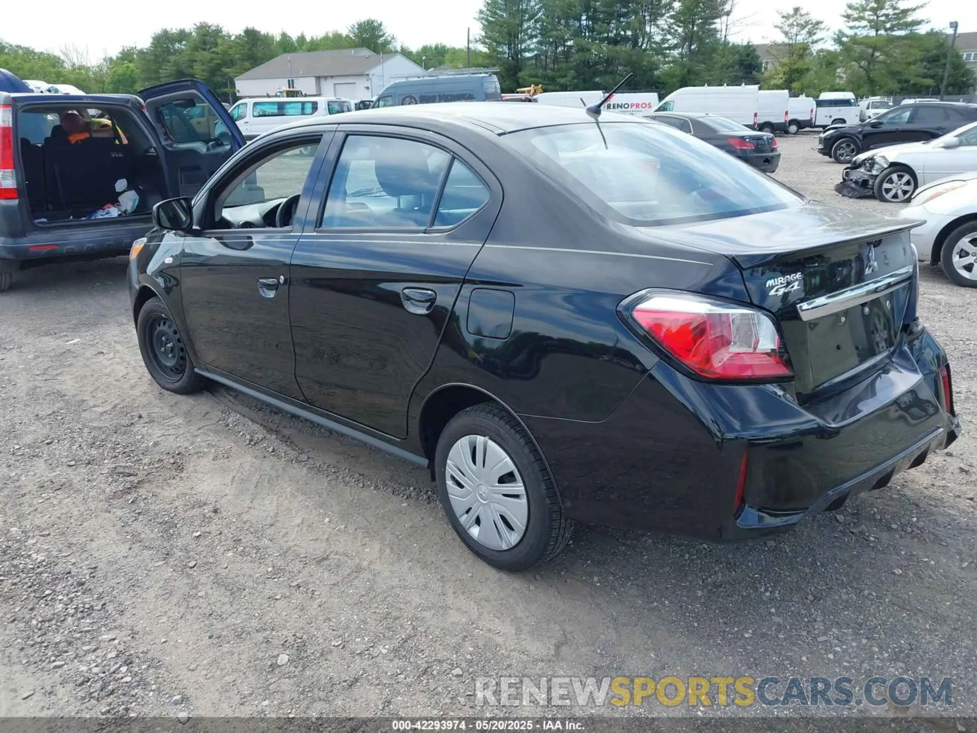 3 Photograph of a damaged car ML32FUFJ8RHF09286 MITSUBISHI MIRAGE G4 2024