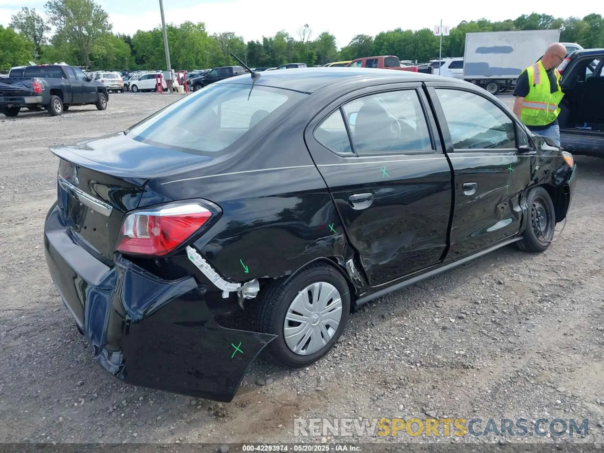 4 Photograph of a damaged car ML32FUFJ8RHF09286 MITSUBISHI MIRAGE G4 2024