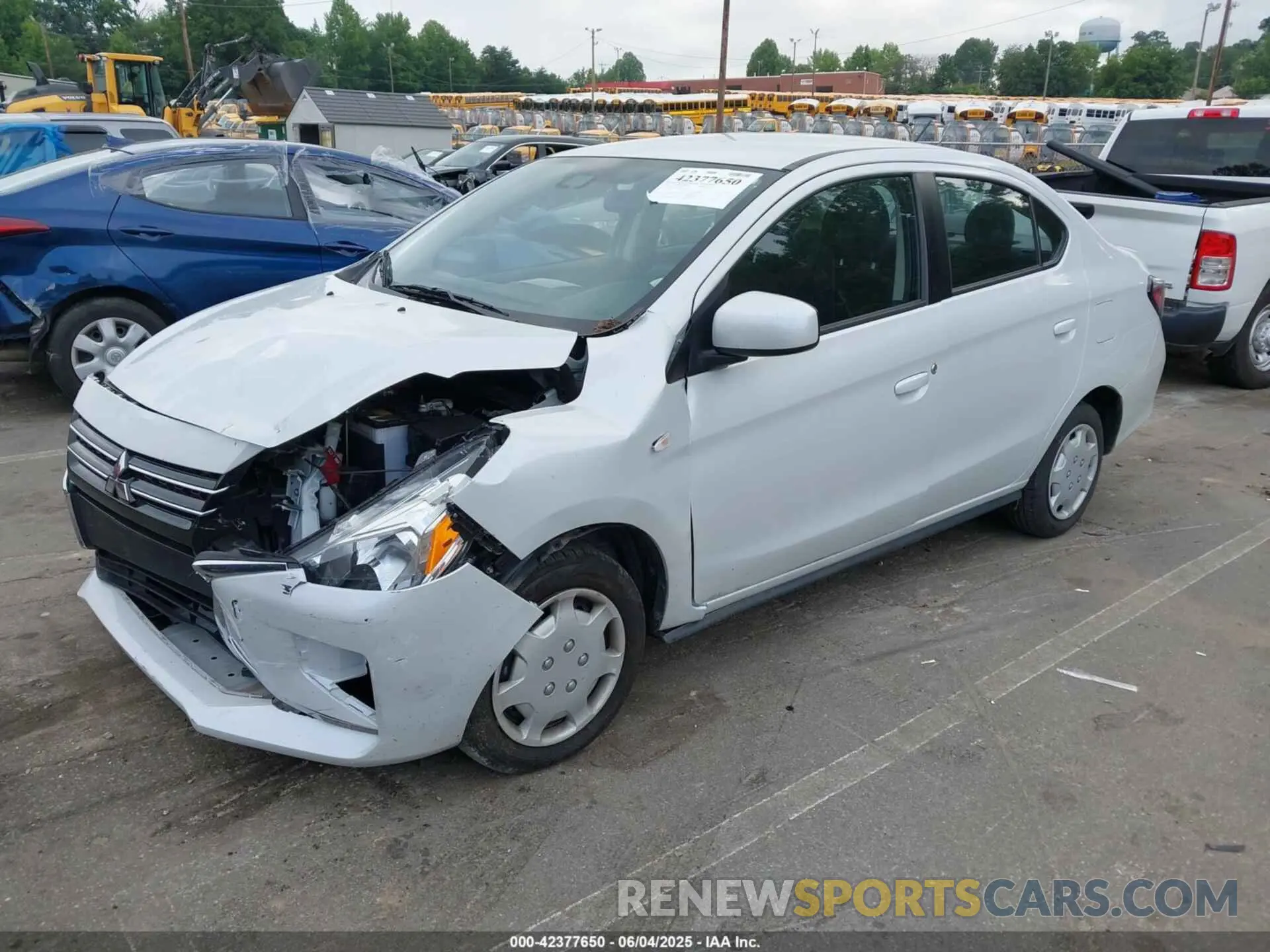 2 Photograph of a damaged car ML32FUFJ9RHF06865 MITSUBISHI MIRAGE G4 2024