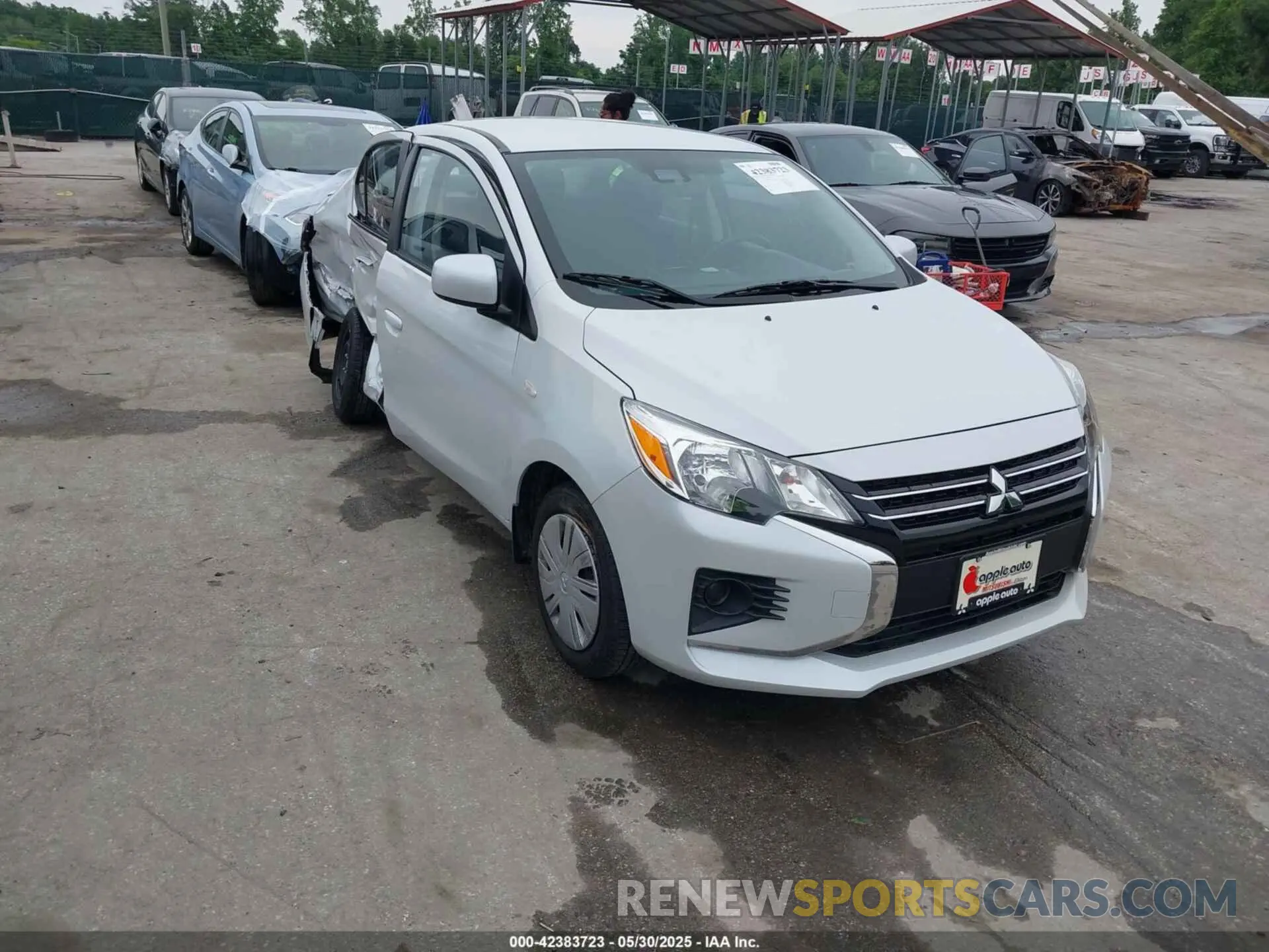 1 Photograph of a damaged car ML32FUFJ9RHF09183 MITSUBISHI MIRAGE G4 2024