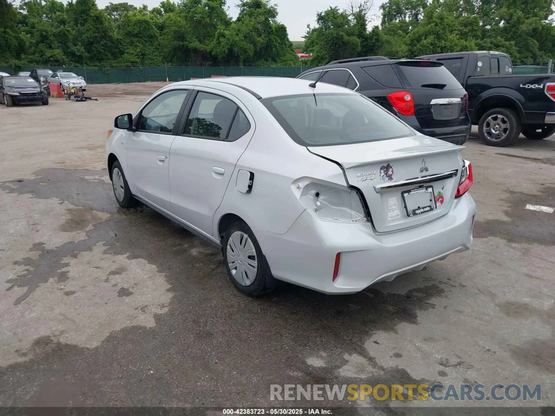 3 Photograph of a damaged car ML32FUFJ9RHF09183 MITSUBISHI MIRAGE G4 2024