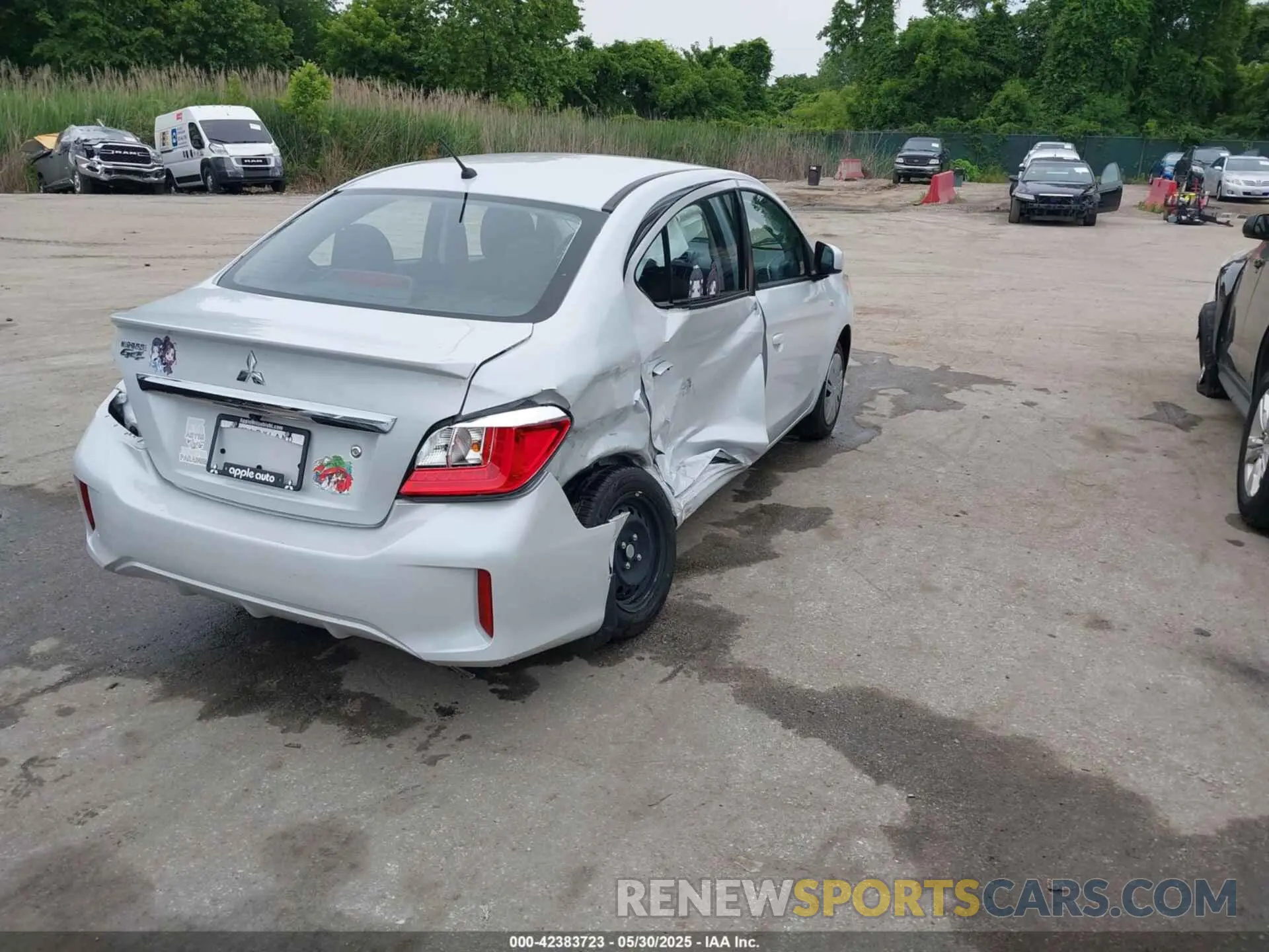 4 Photograph of a damaged car ML32FUFJ9RHF09183 MITSUBISHI MIRAGE G4 2024