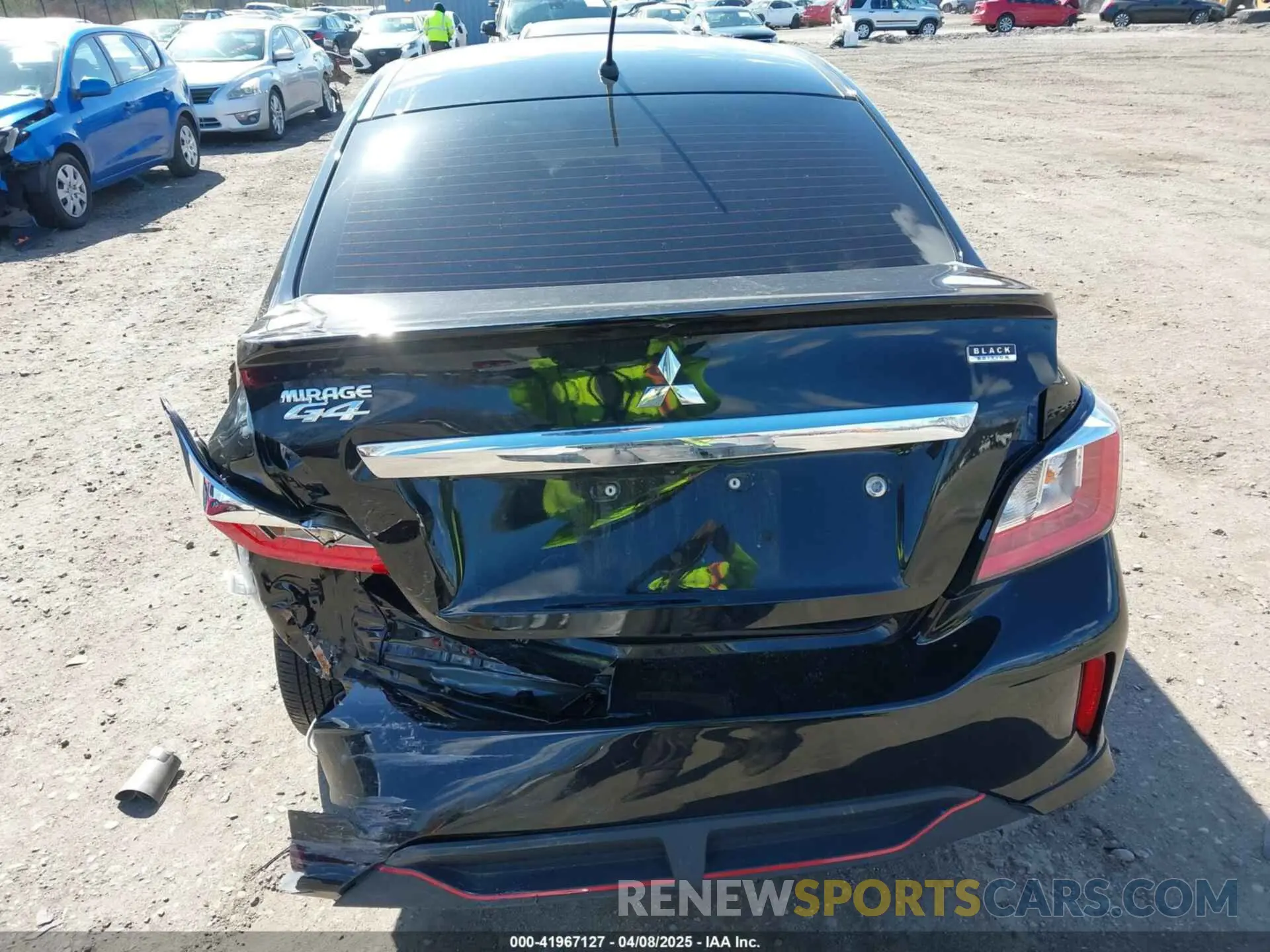 6 Photograph of a damaged car ML32FUFJXRHF04185 MITSUBISHI MIRAGE G4 2024