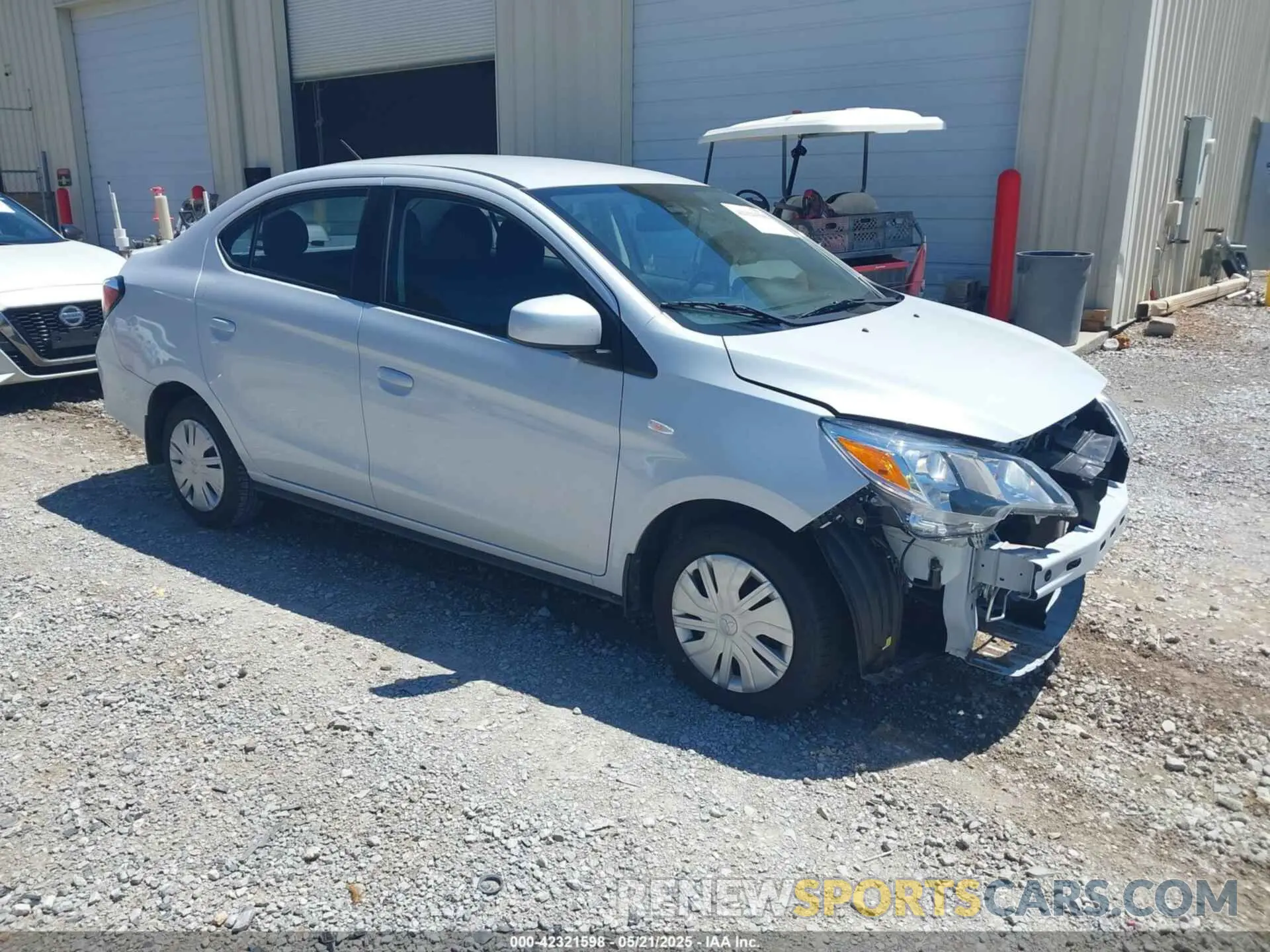1 Photograph of a damaged car ML32FUFJXRHF07359 MITSUBISHI MIRAGE G4 2024
