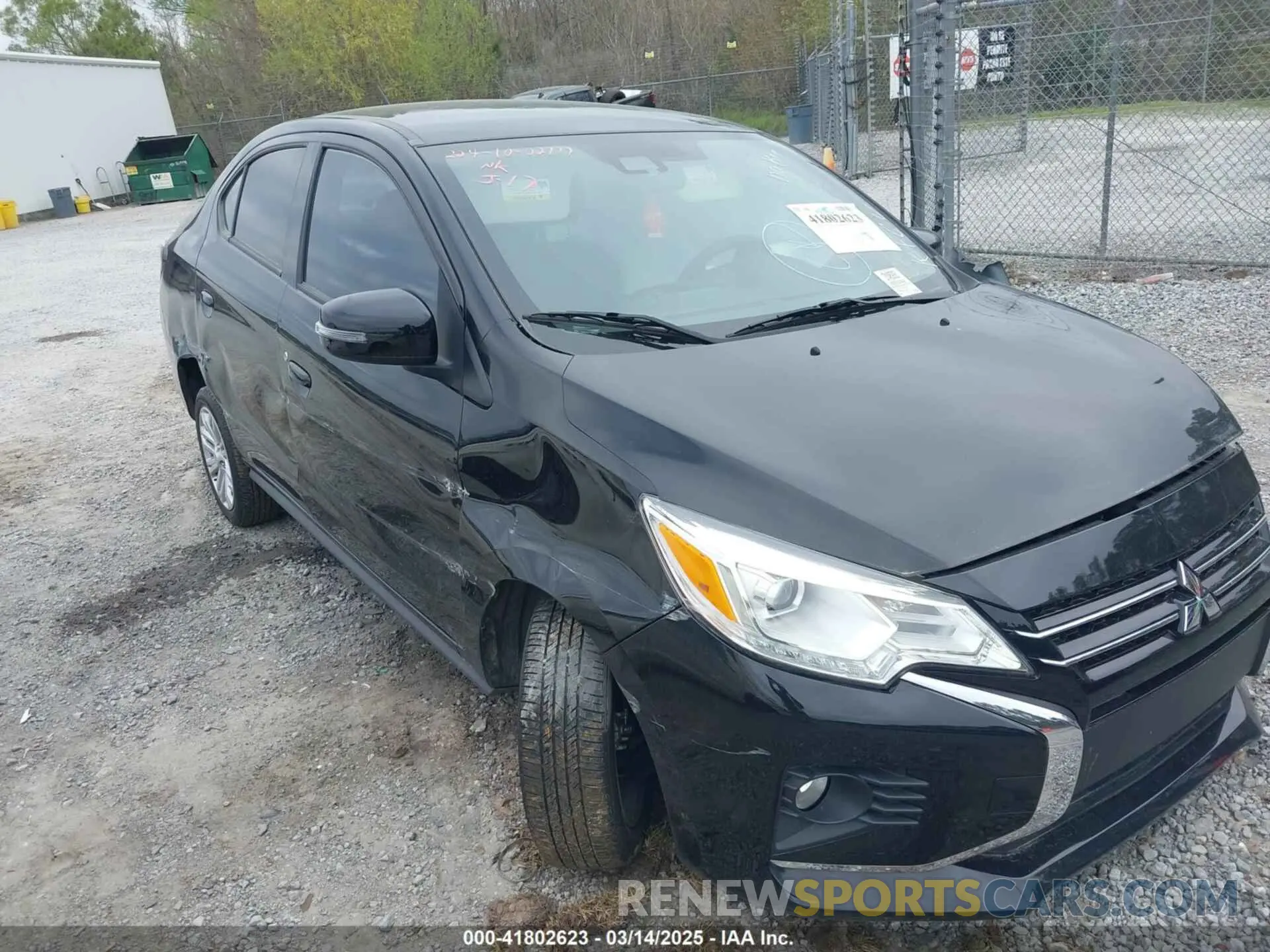 1 Photograph of a damaged car ML32FVFJ6RHF07395 MITSUBISHI MIRAGE G4 2024