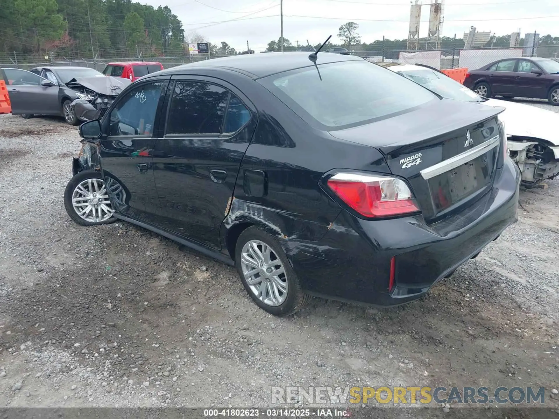 3 Photograph of a damaged car ML32FVFJ6RHF07395 MITSUBISHI MIRAGE G4 2024